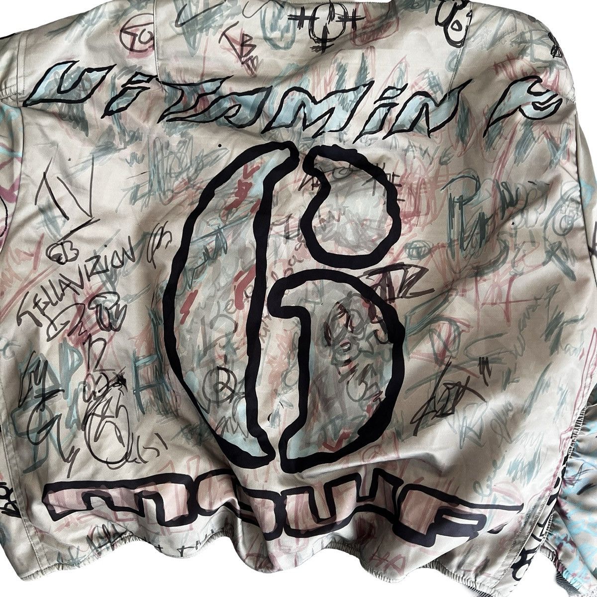Mowalola MOWALOLA 2026 Graffiti Reversible Bomber Jacket L Size US L / EU 52-54 / 3 - 10 Thumbnail