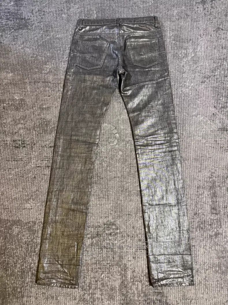 Dior Dior Silver Brushed Claw Denim Pants i Size US 28 / EU 44 - 2 Thumbnail