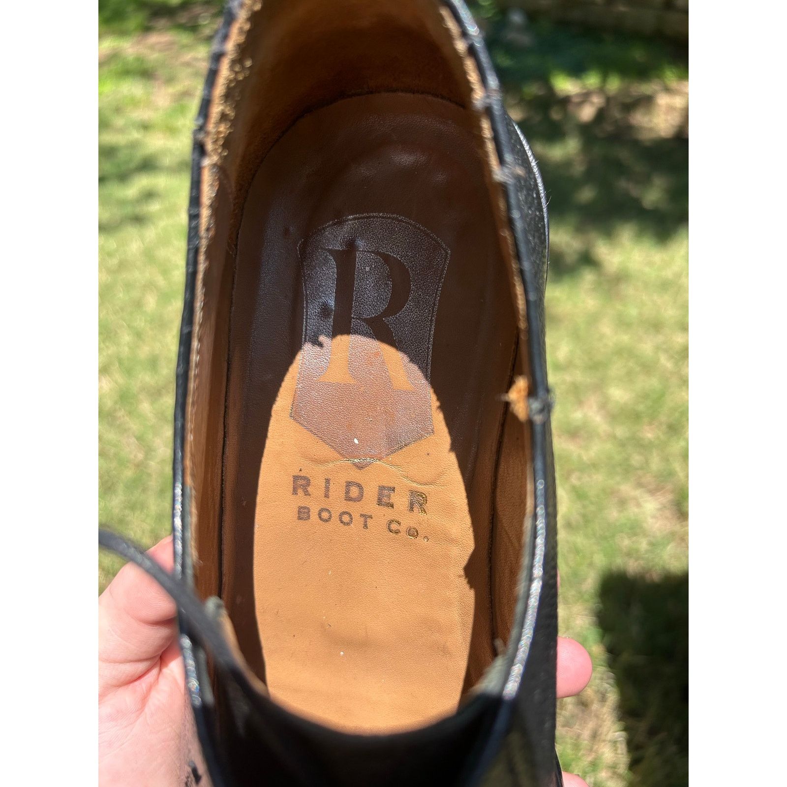 Rider Boot Co. Rider Boot Co. Plain-Toe Derby Oxford Black Pebble Grain Size US 9 / EU 42 - 11 Thumbnail