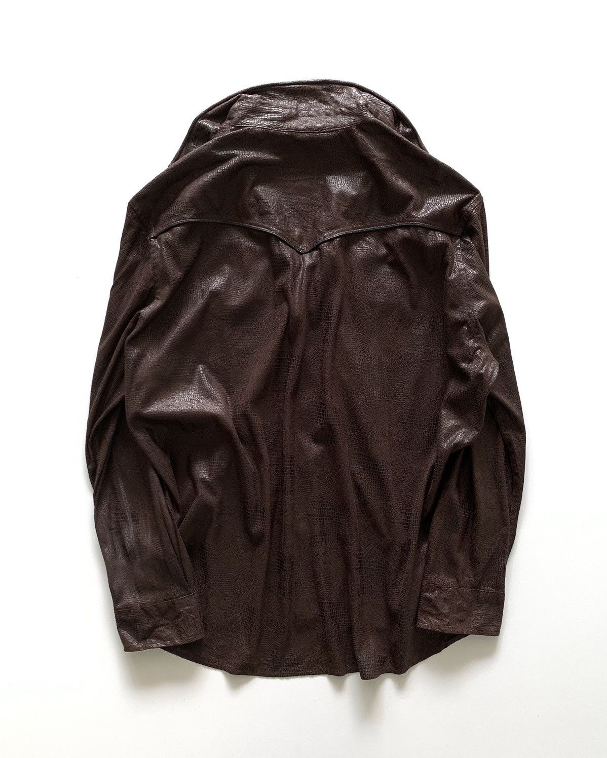 Midnight Rodeo Faux-Leather Shirt