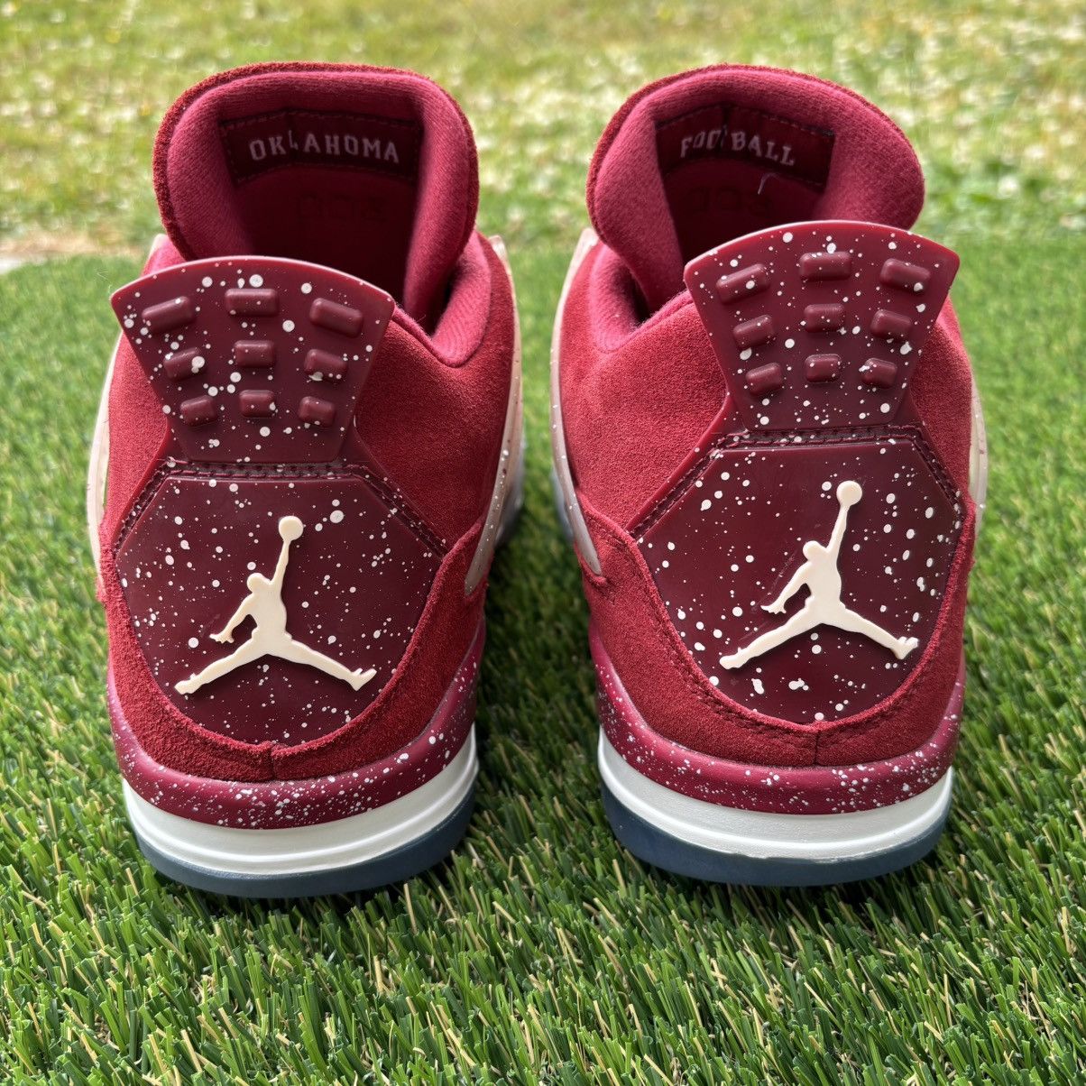 Jordan Brand Air Jordan 4 Retro PE 2018 “Oklahoma Sooners” Size 9 Size US 9 / EU 42 - 9 Thumbnail