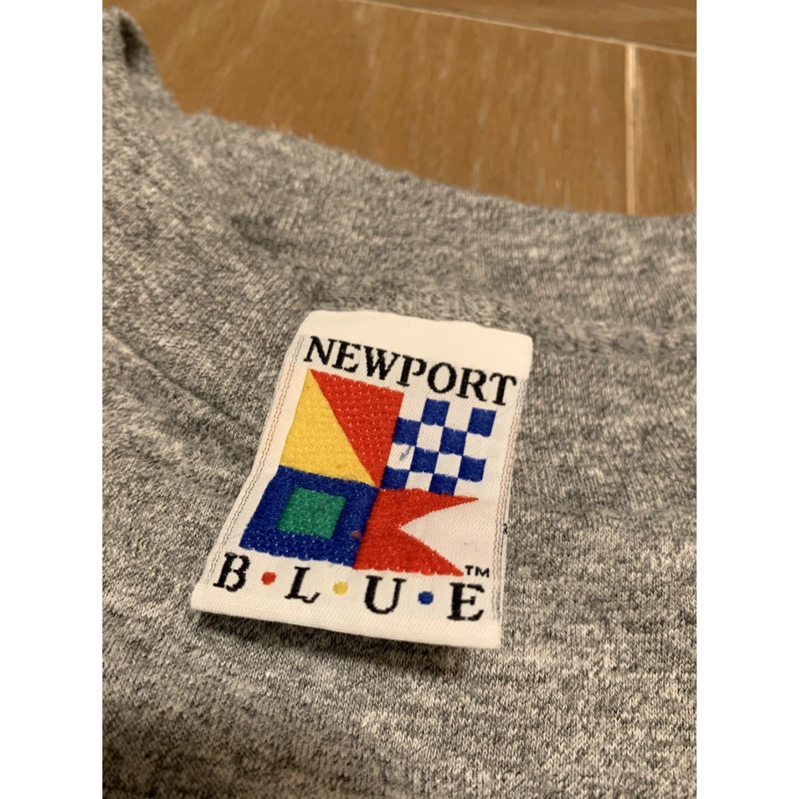 Vintage VINTAGE Newport Blue T Shirt 1988 XL Mens Gray 1980s Tee Shirts T-Shirt Merch Concert Vintage Fashion Size US XL / EU 56 / 4 - 4 Thumbnail