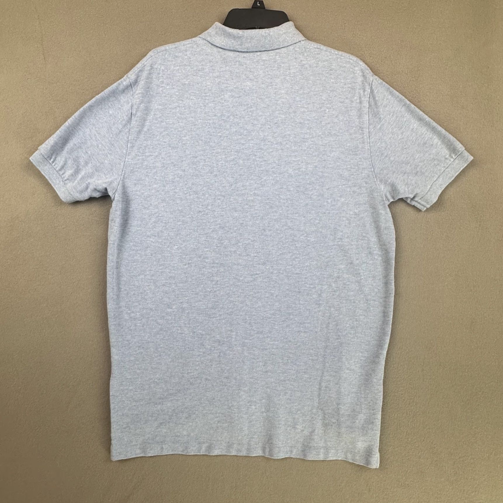 Polo Ralph Lauren Polo Ralph Lauren Shirt Mens Large Heather Light Blue Classic Fit Logo Short Sleeve Polo Size US L / EU 52-54 / 3 - 5 Thumbnail