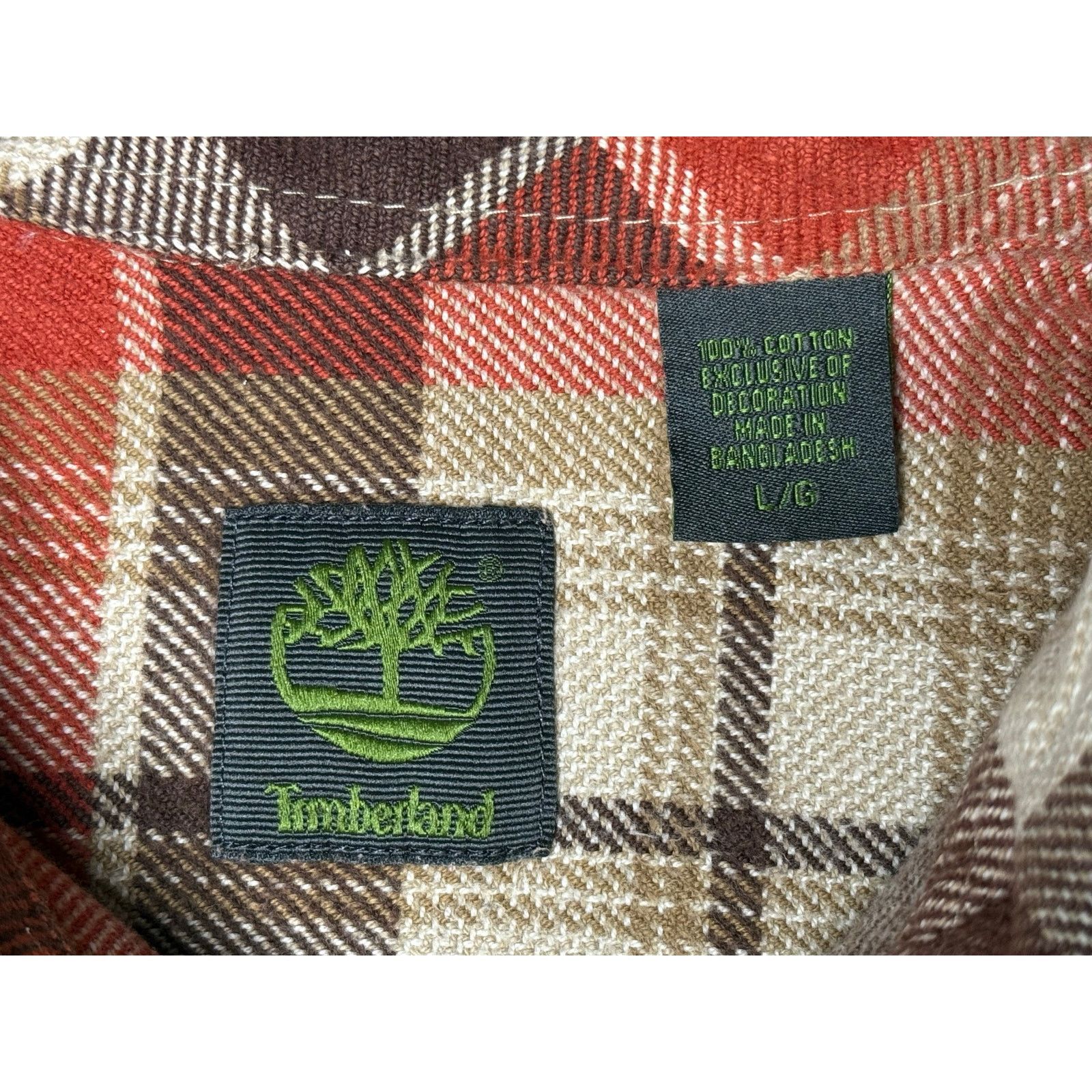 Timberland Timberland Button Up Flannel Shirt Large Size US L / EU 52-54 / 3 - 3 Thumbnail