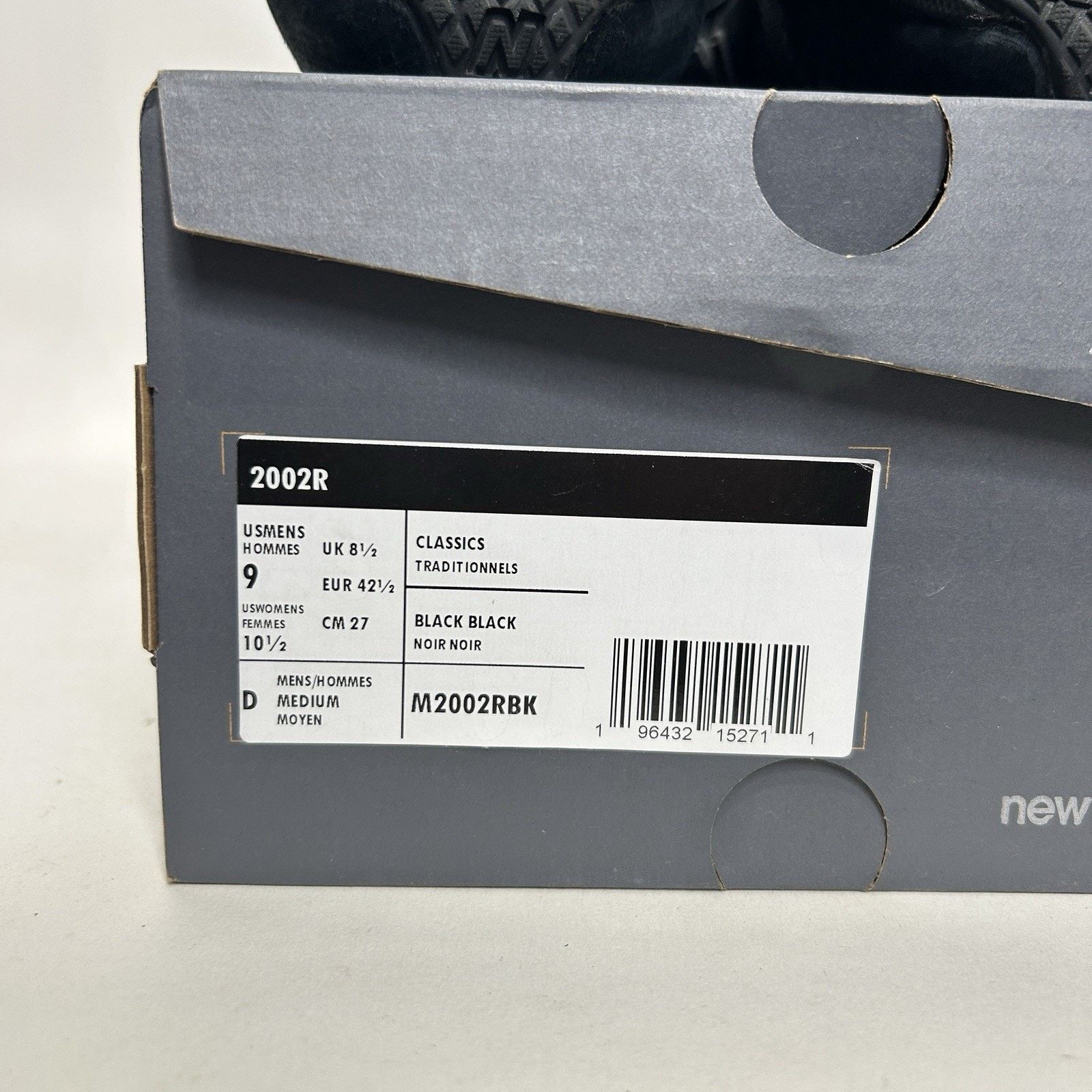 New Balance New Balance 2002R “Mesh Black Metallic” M2002WB Size US 10 / EU 43 - 9 Thumbnail