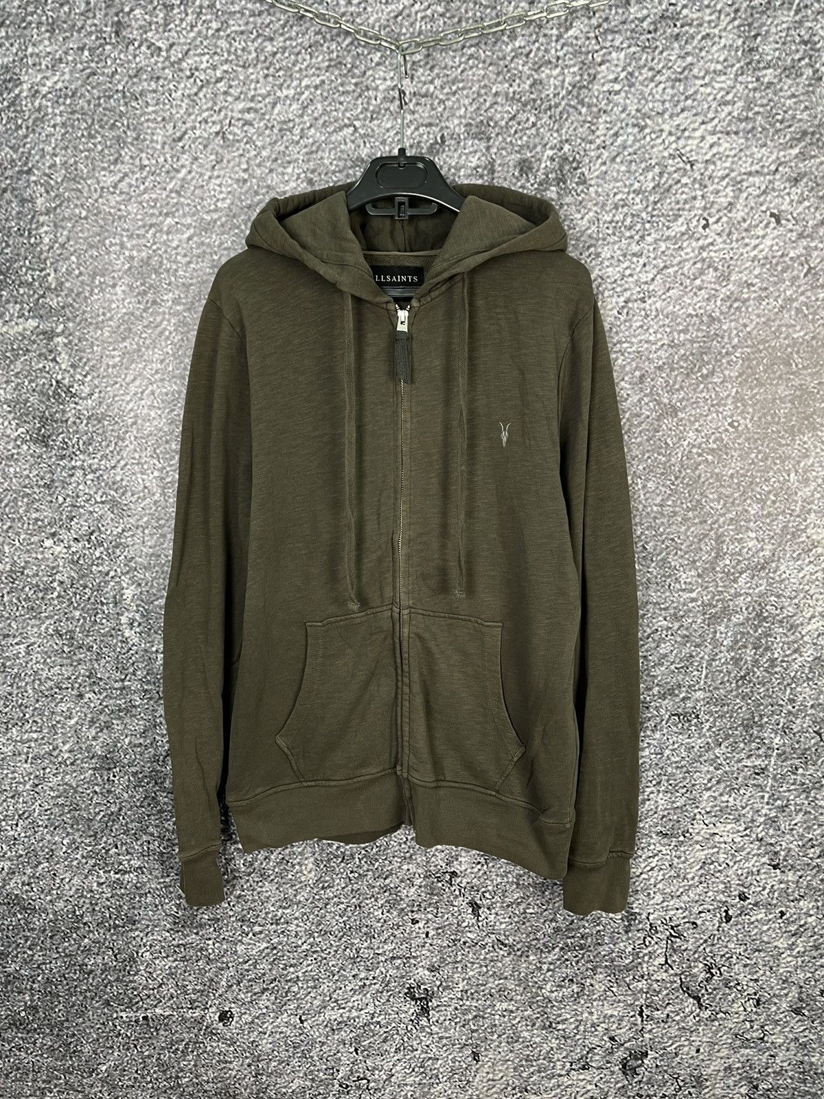 Allsaints Men’s Allsaints Full Zip Hoody Luxury Vintage Hoodie Size M Size US M / EU 48-50 / 2 - 1 Thumbnail