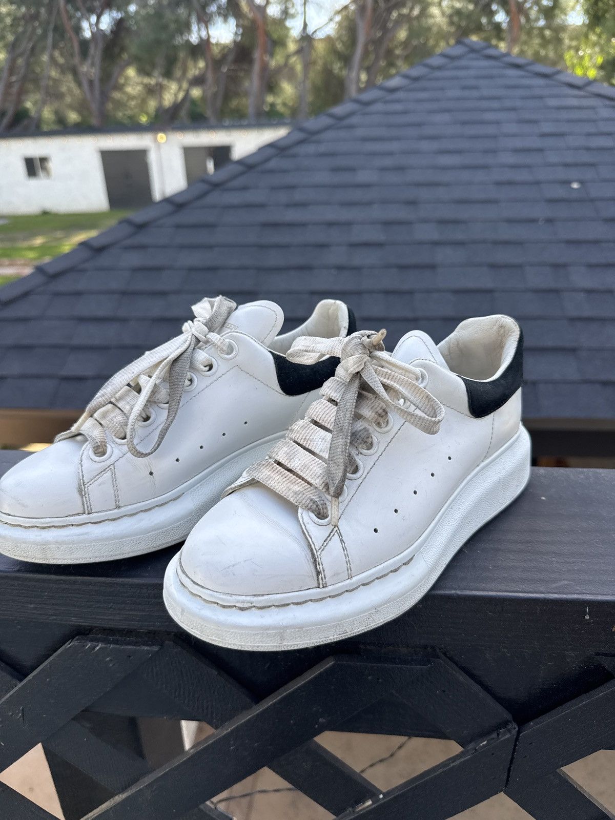 Alexander McQueen White Alexandar McQueen low top Size US 6.5 / IT 36.5 - 5 Thumbnail
