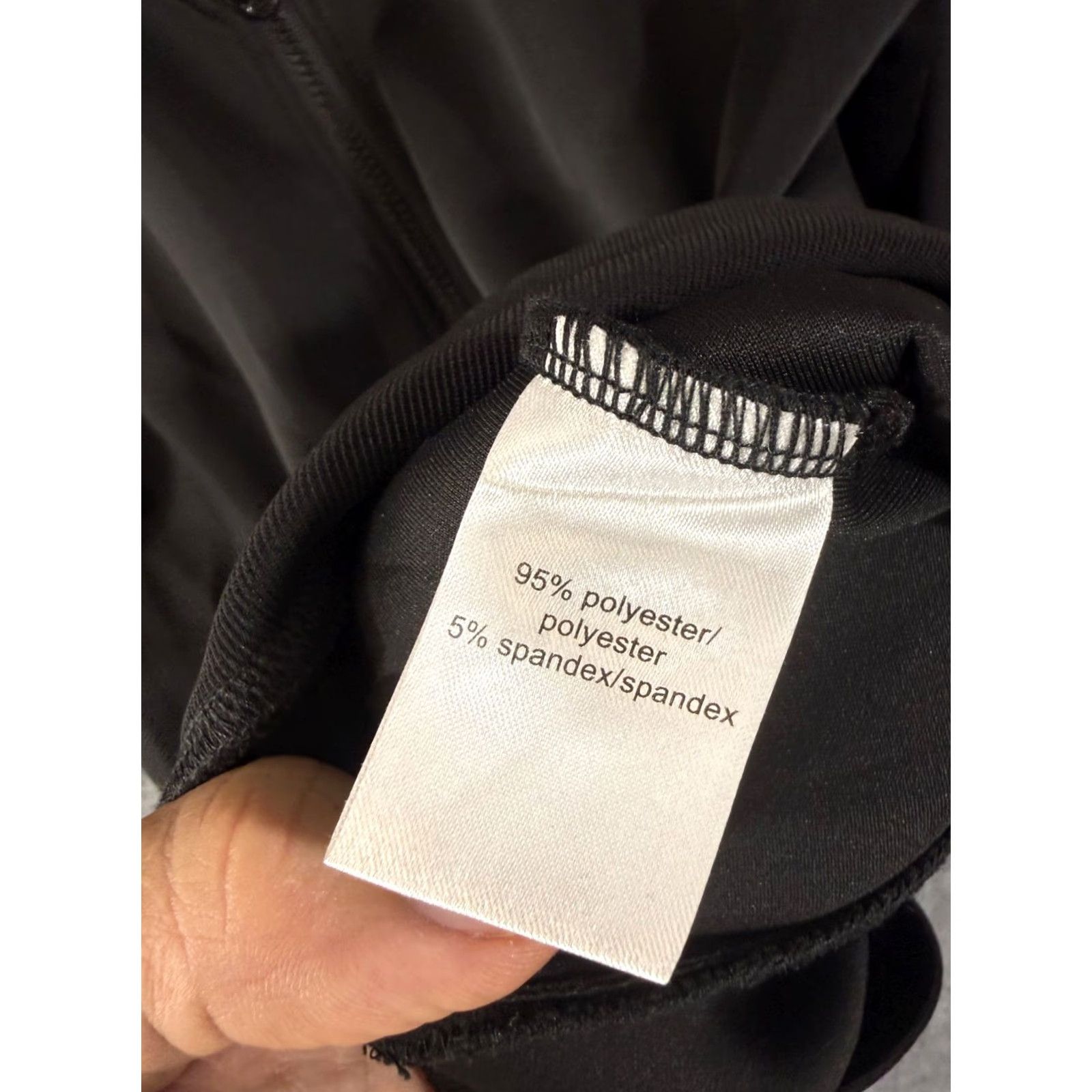 Rainbow Pam & Gela Track Jacket Womens M Black Full Zip Rainbow Sleeve Pockets Size M / US 6-8 / IT 42-44 - 7 Thumbnail