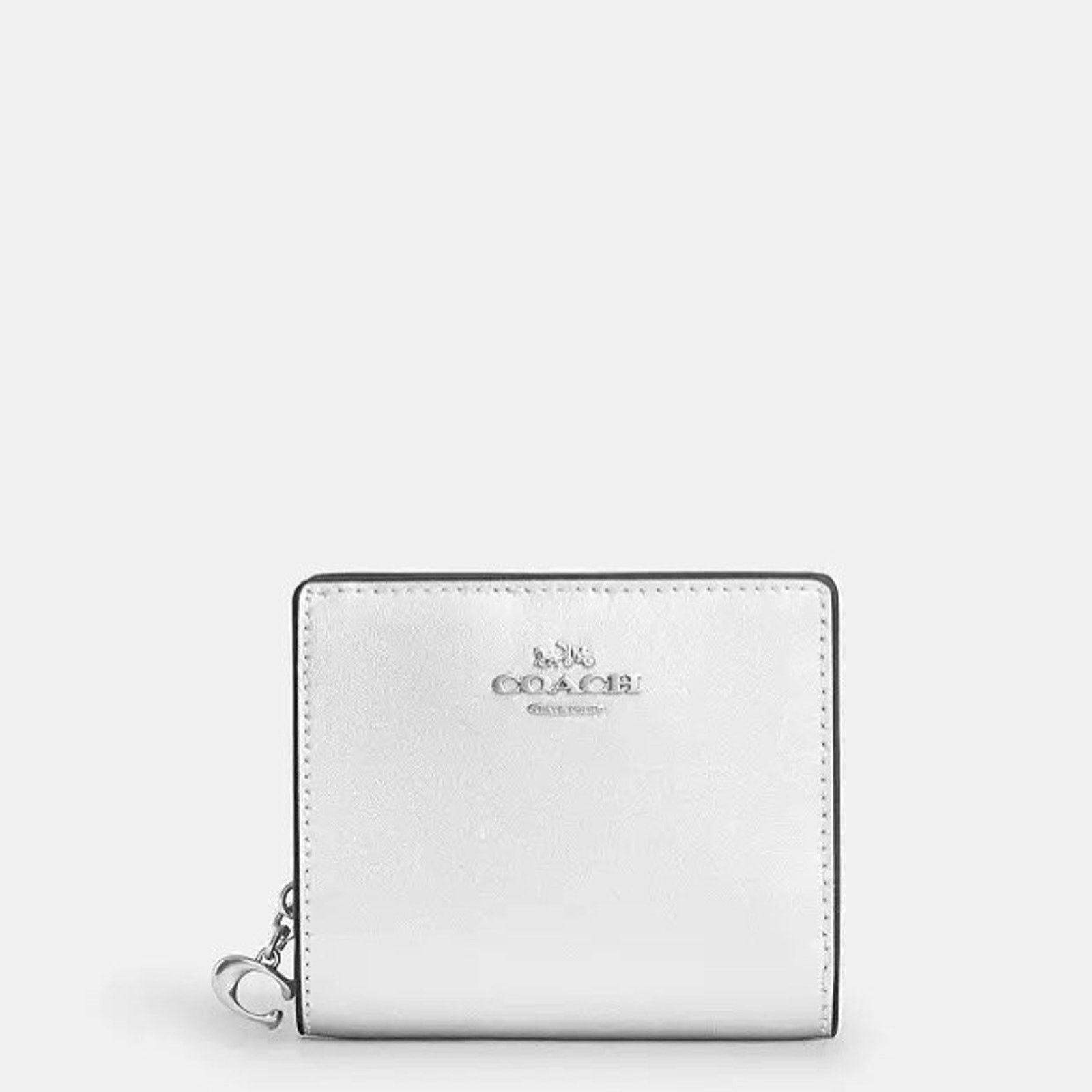 Coach NWT Coach CW792 Snap Wallet Pearlized Light Silver Size ONE SIZE - 5 Thumbnail