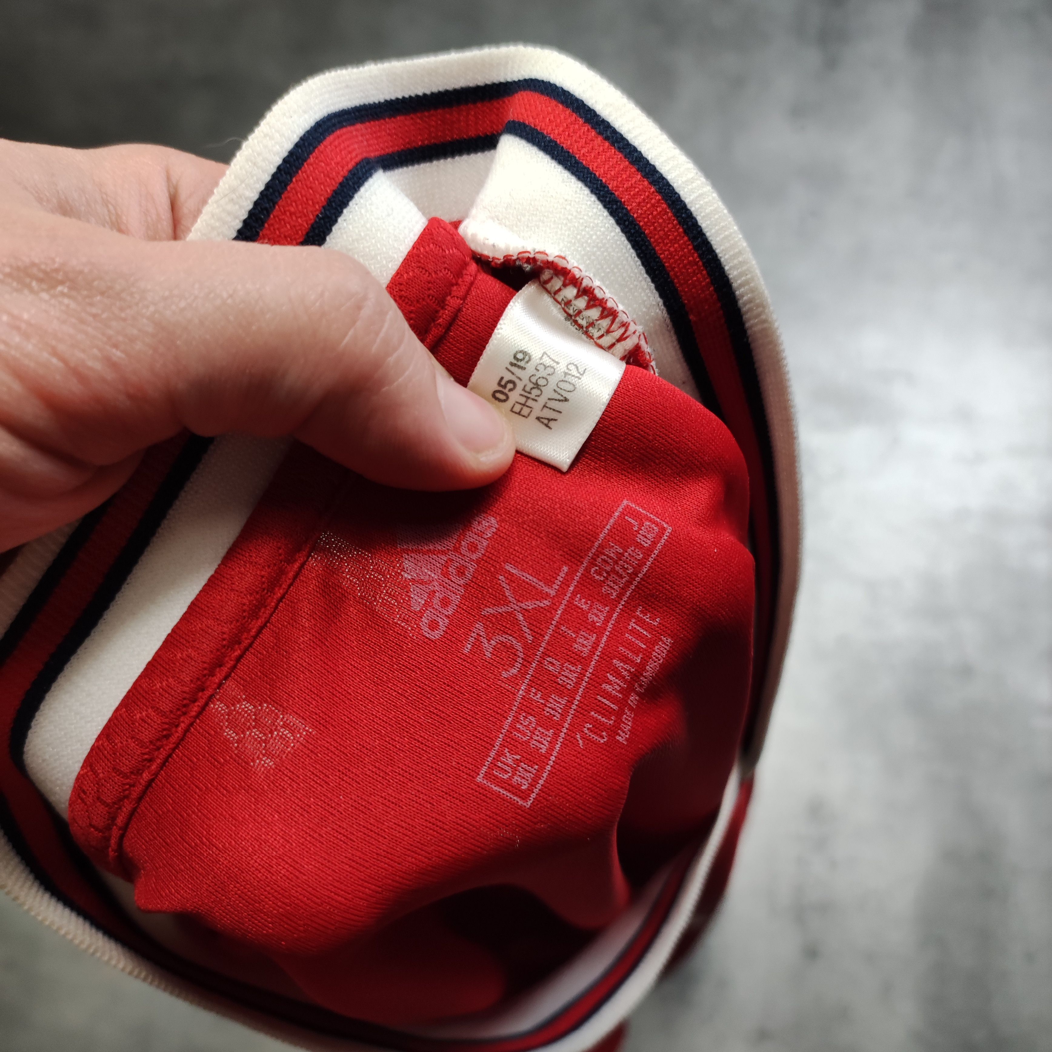 Adidas RARE 3XL Size Adidas x Arsenal London 2020 Home Jersey Size US XXL / EU 58 / 5 - 6 Thumbnail