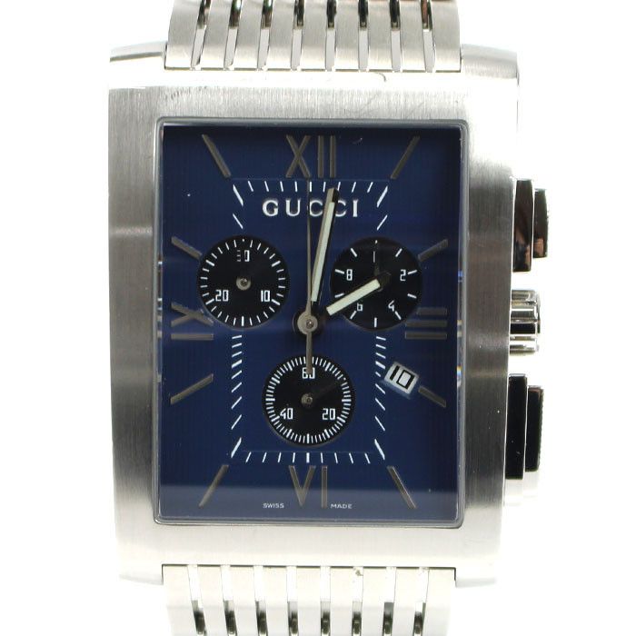 Gucci Gucci Gucci G Metro Stainless Steel Chronograph Metal Quartz YA086318/8600M DUTY FREE for USA Size ONE SIZE - 1 Thumbnail