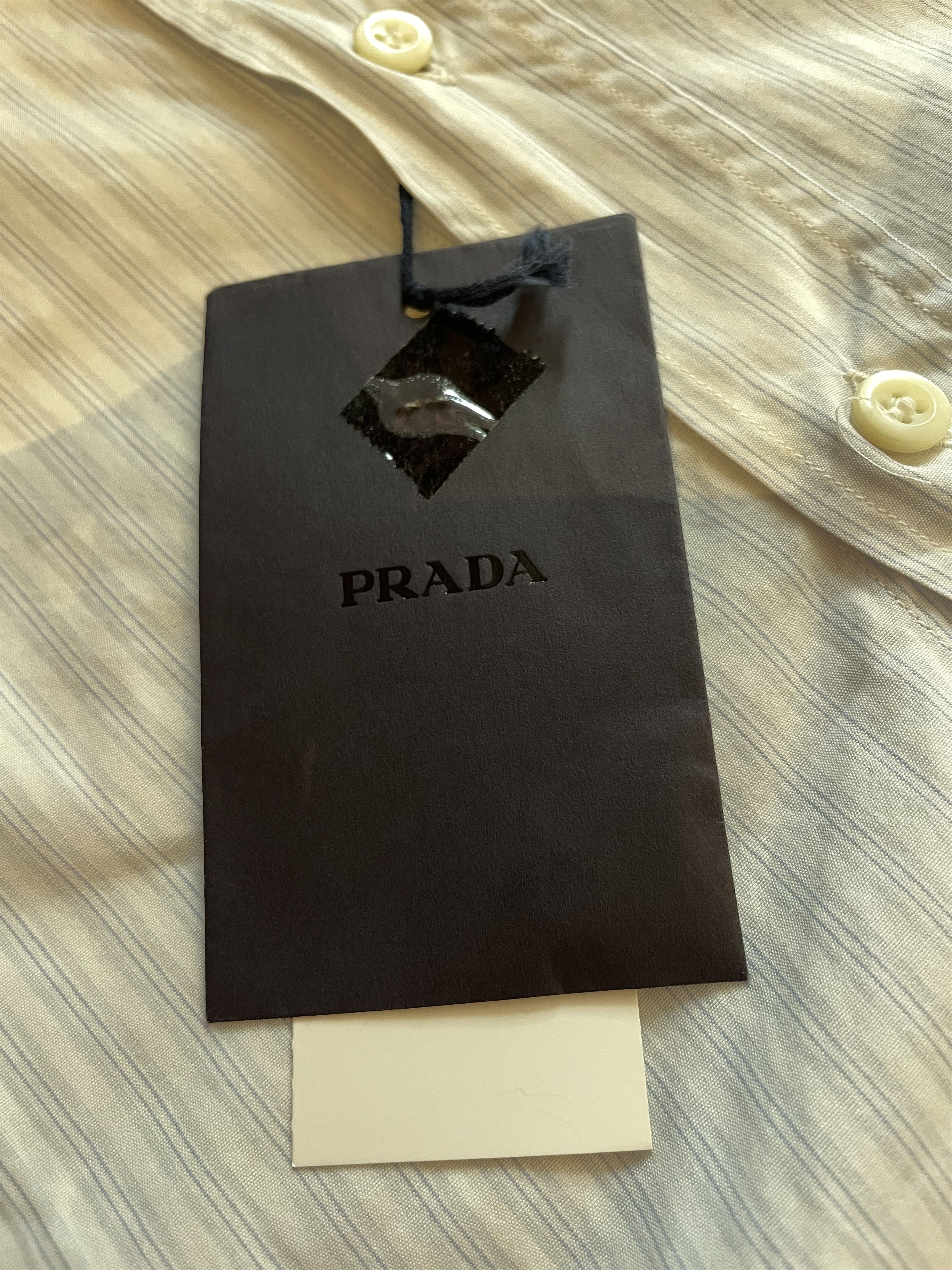 Prada Prada Light Blue Shirt Size US M / EU 48-50 / 2 - 6 Thumbnail