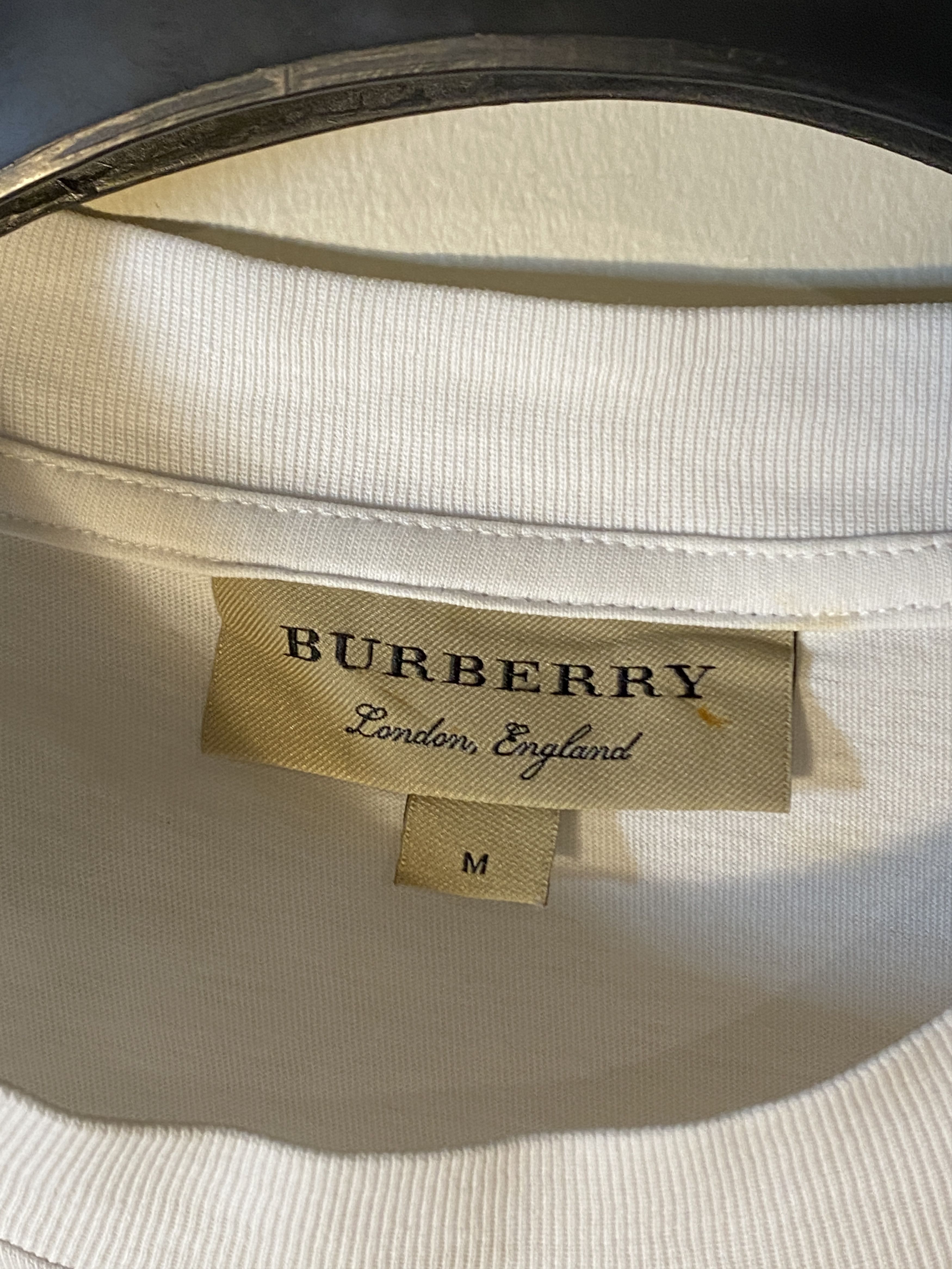 Burberry Burberry embroidered Logo tee Tisci's Era Size US M / EU 48-50 / 2 - 2 Thumbnail