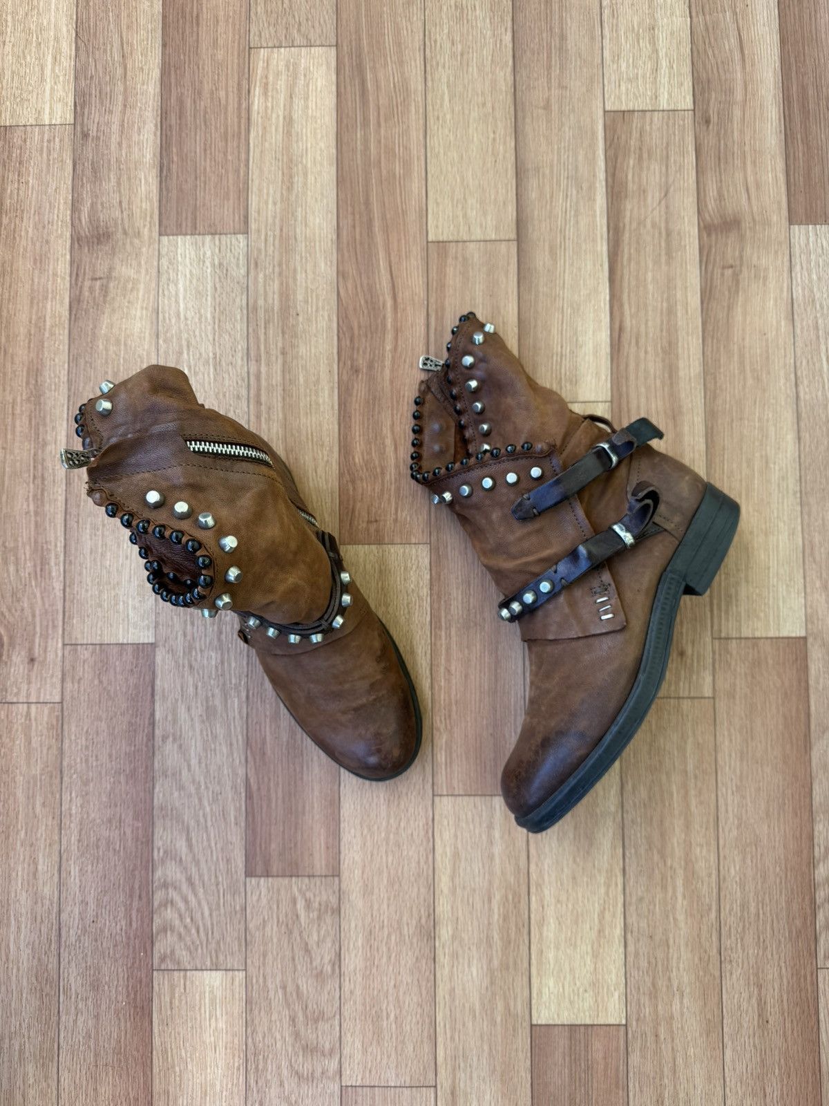 A.S.98 A.S 98 Rare studded boot Size US 6.5 / EU 39-40 - 7 Thumbnail
