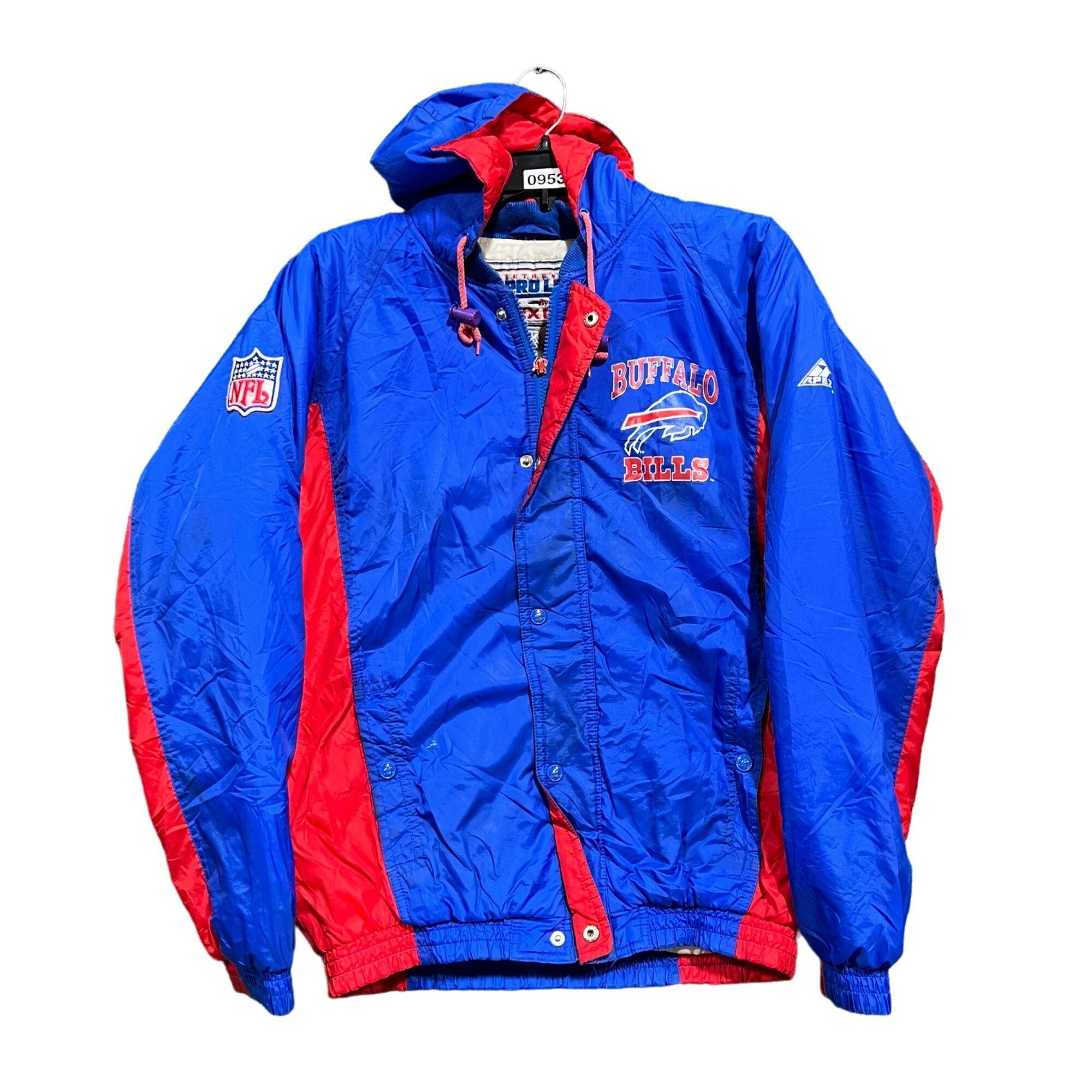 image of Vintage Buffalo Bills Apex Jacket Youth Size XL in Blue, Men's