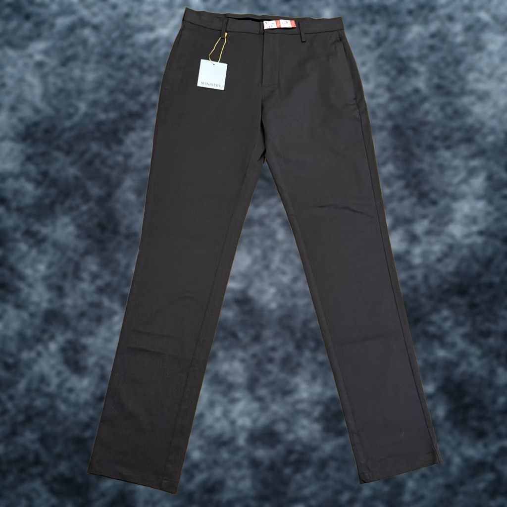 Vintage NWT Ministry Slim Fit Pants - Grey Aerozero Lightweight Stretch 30x33 Size US 30 / EU 46 - 1 Thumbnail