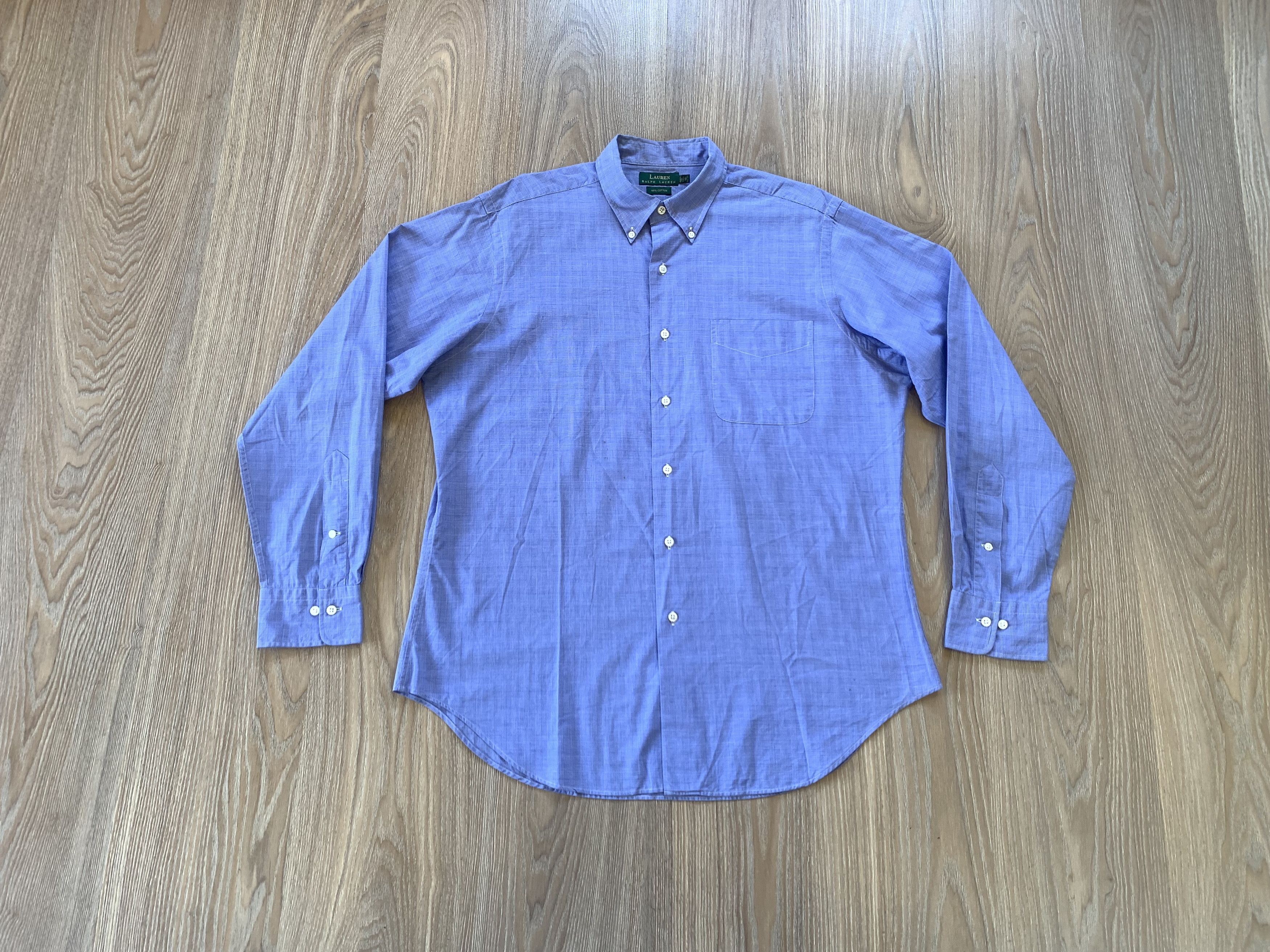 Lauren Ralph Lauren Lauren Ralph Lauren Men's Vintage Button Down Dress Shirt Size US L / EU 52-54 / 3 - 1 Thumbnail