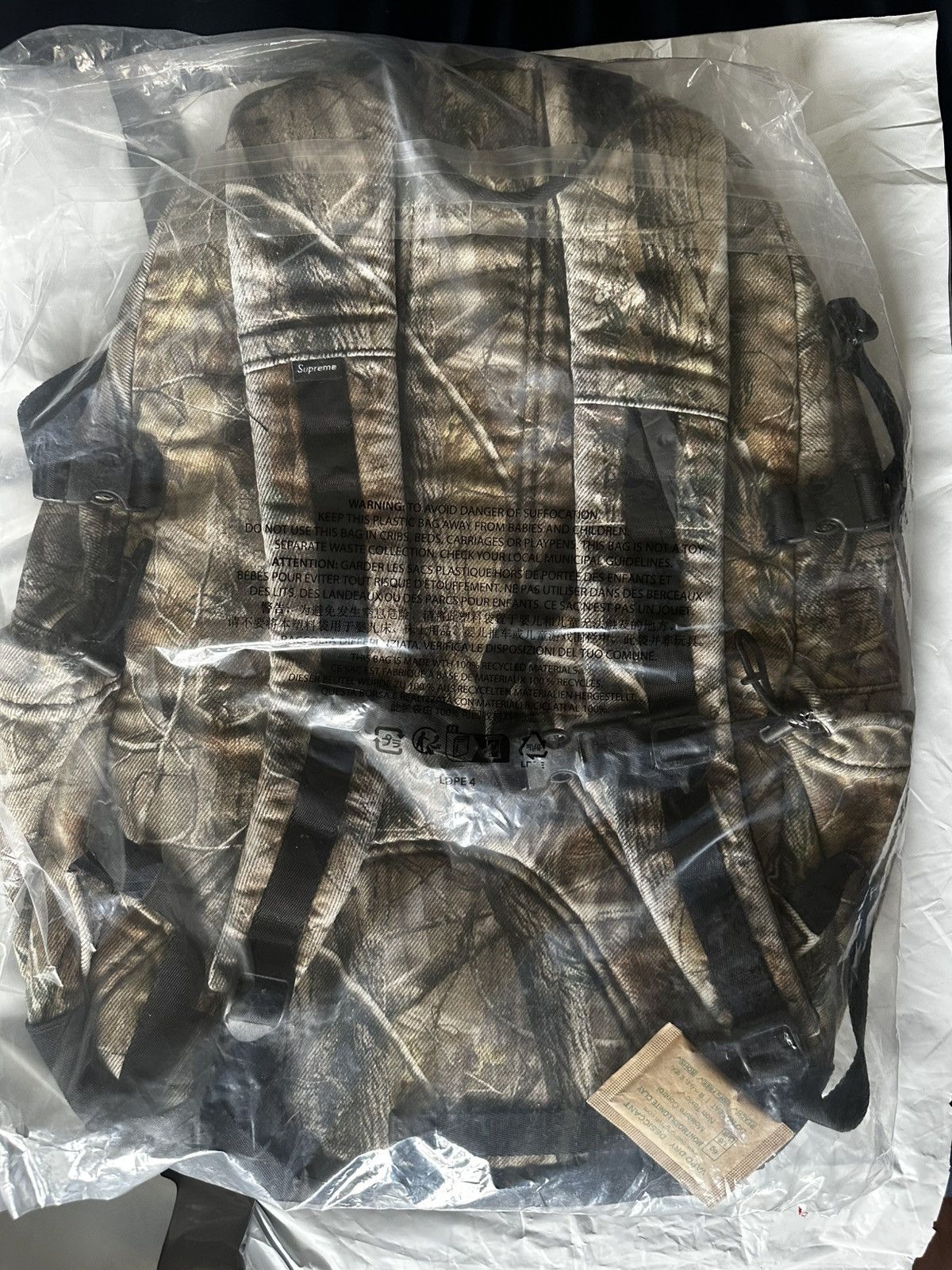 Supreme Supreme Realtree Camo Denim Backpack Size ONE SIZE - 5 Thumbnail