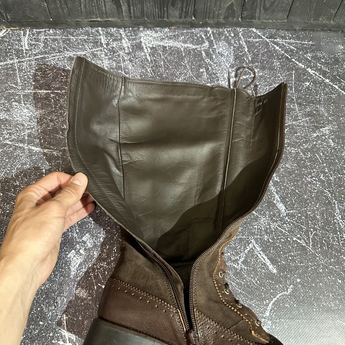 Max Mara MAX MARA - Women’s Brown Suede/Leather Boots Size 38 Size US 8 / IT 38 - 18 Thumbnail
