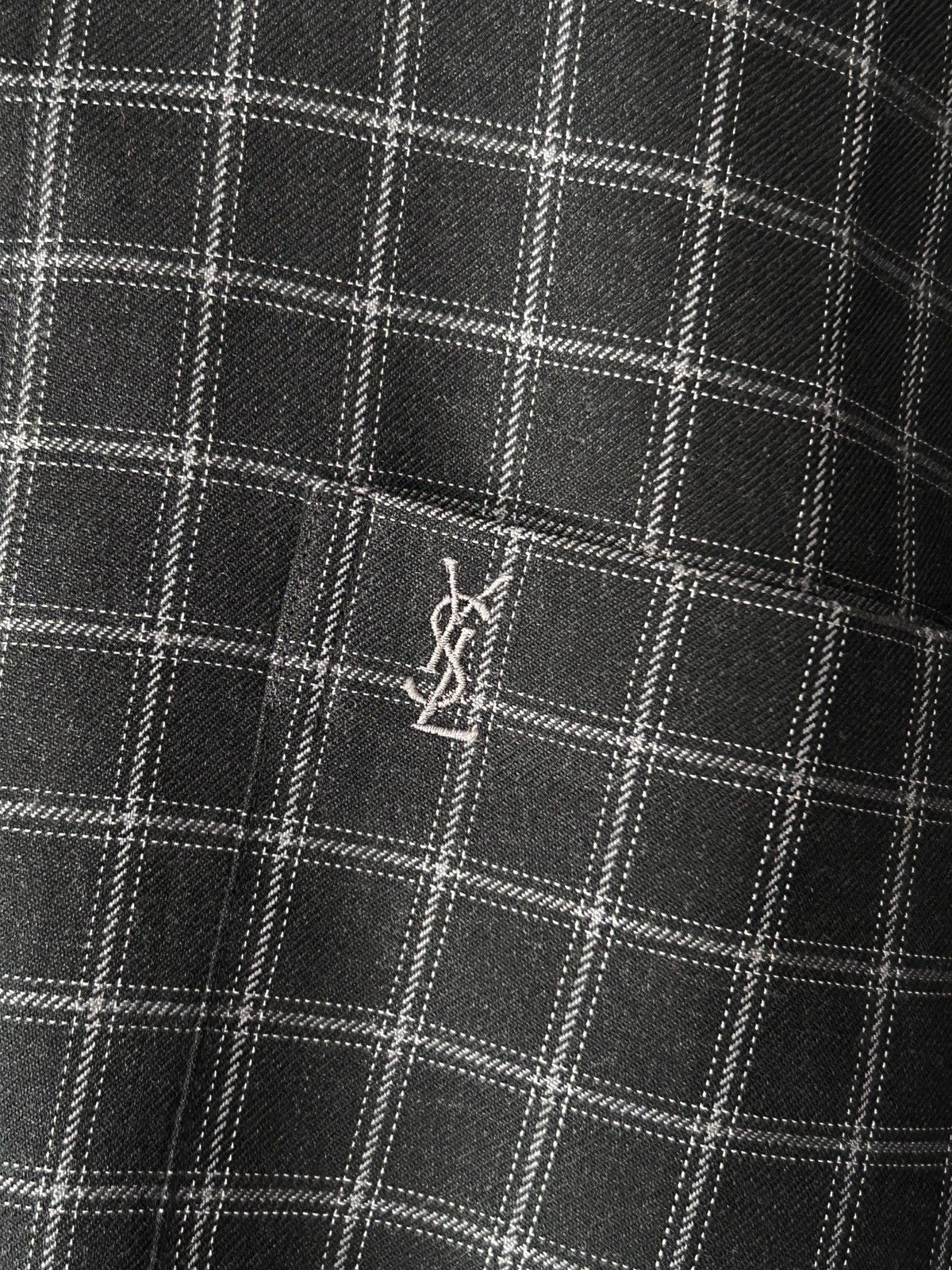 Yves Saint Laurent Vintage Yves Saint Laurent Shirt YSL Shirt Plaid Size US M / EU 48-50 / 2 - 6 Thumbnail
