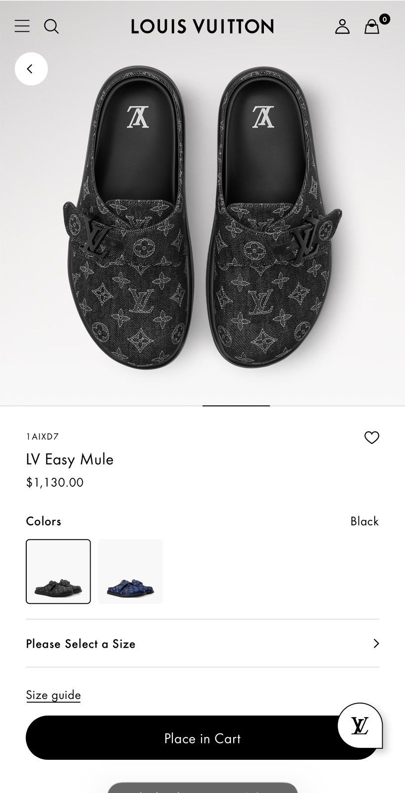 Louis Vuitton LV easy mule Size US 11 / EU 44 - 12 Thumbnail