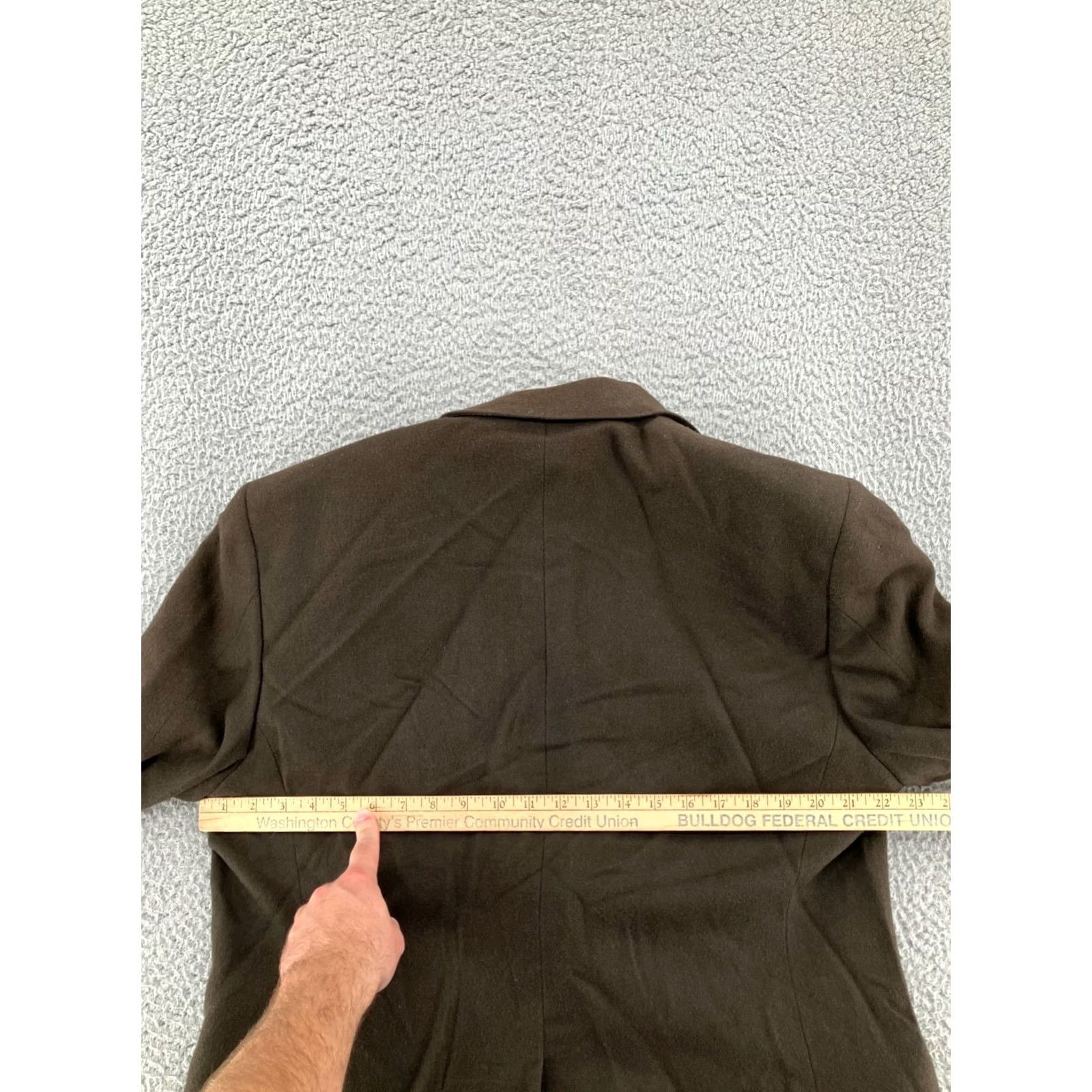Brooks Brothers VINTAGE Brooks Brothers Camel Hair Blazer Mens 45 Brown Sport Coat Suit Jacket 2 Piece Six-Button Regular Size 44 Chest Brown Men Cowboy? Size 44R - 4 Thumbnail