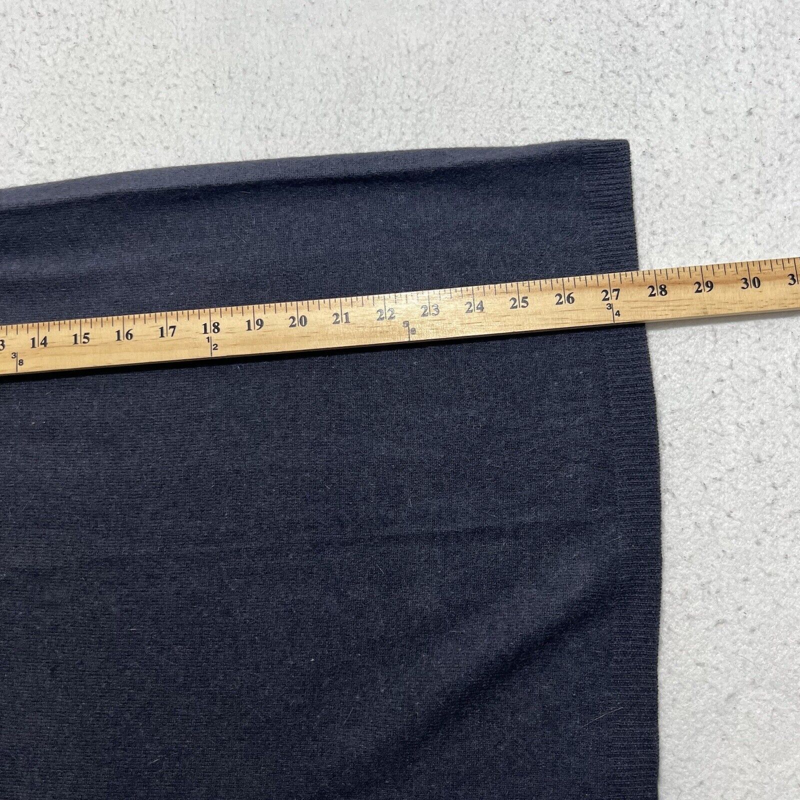 Vintage Vintage Tiano Lambswool Rabbit Hair Blend A-Line Blue Skirt Size 30" / US 8 / IT 44 - 9 Thumbnail