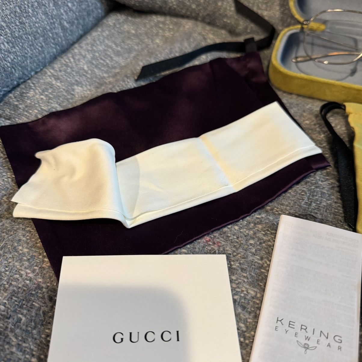 Gucci Gucci Silver Wire Frame Optical Glasses Luxury Size ONE SIZE - 7 Thumbnail