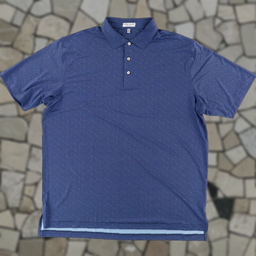 Peter Millar Peter Millar Castellina Performance Jersey Stretch Polo Shirt Navy Men's 2XL Shirt Polo Shirt Men Navy 2XL Castellina Performance Jersey Peter Millar Size US XXL / EU 58 / 5 - 1 Thumbnail