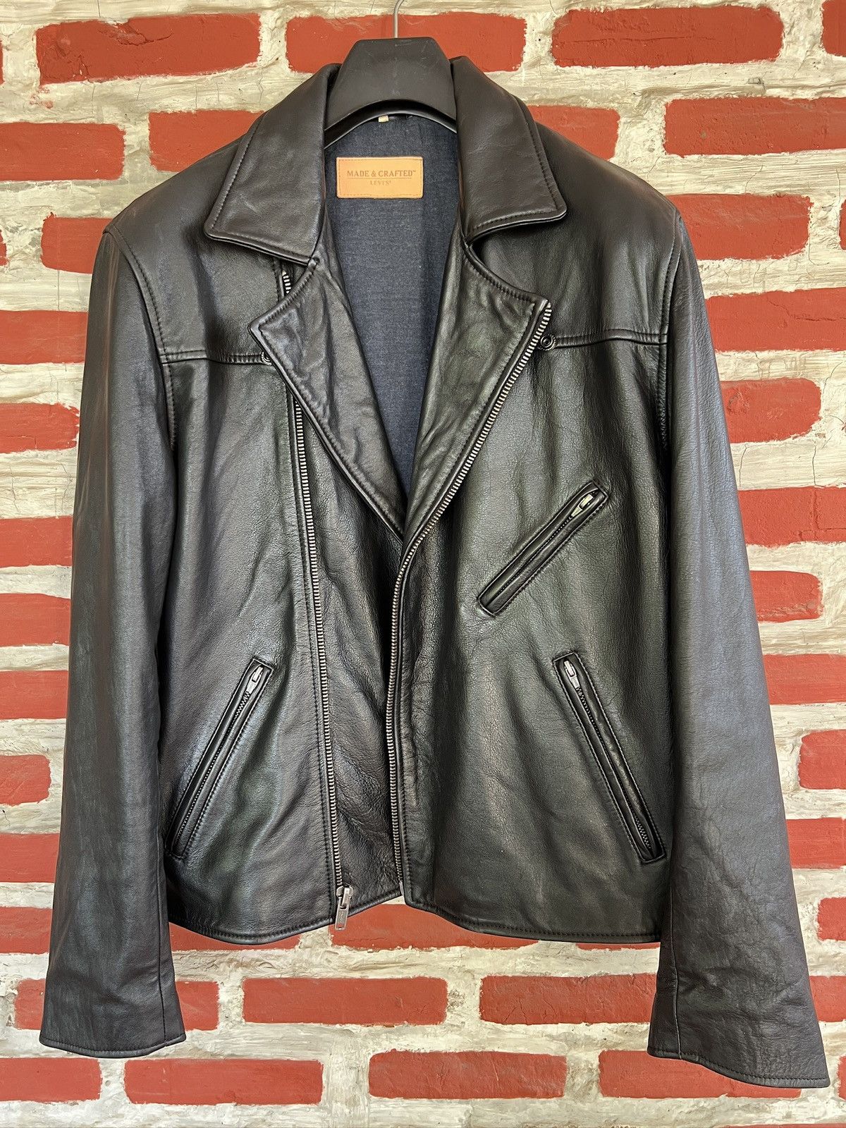 Levi's × Levi's Made & Crafted × Levi's Vintage Clothing Levi's Made & Crafted Perfecto Leather Jacket Size US M / EU 48-50 / 2 - 1 Thumbnail