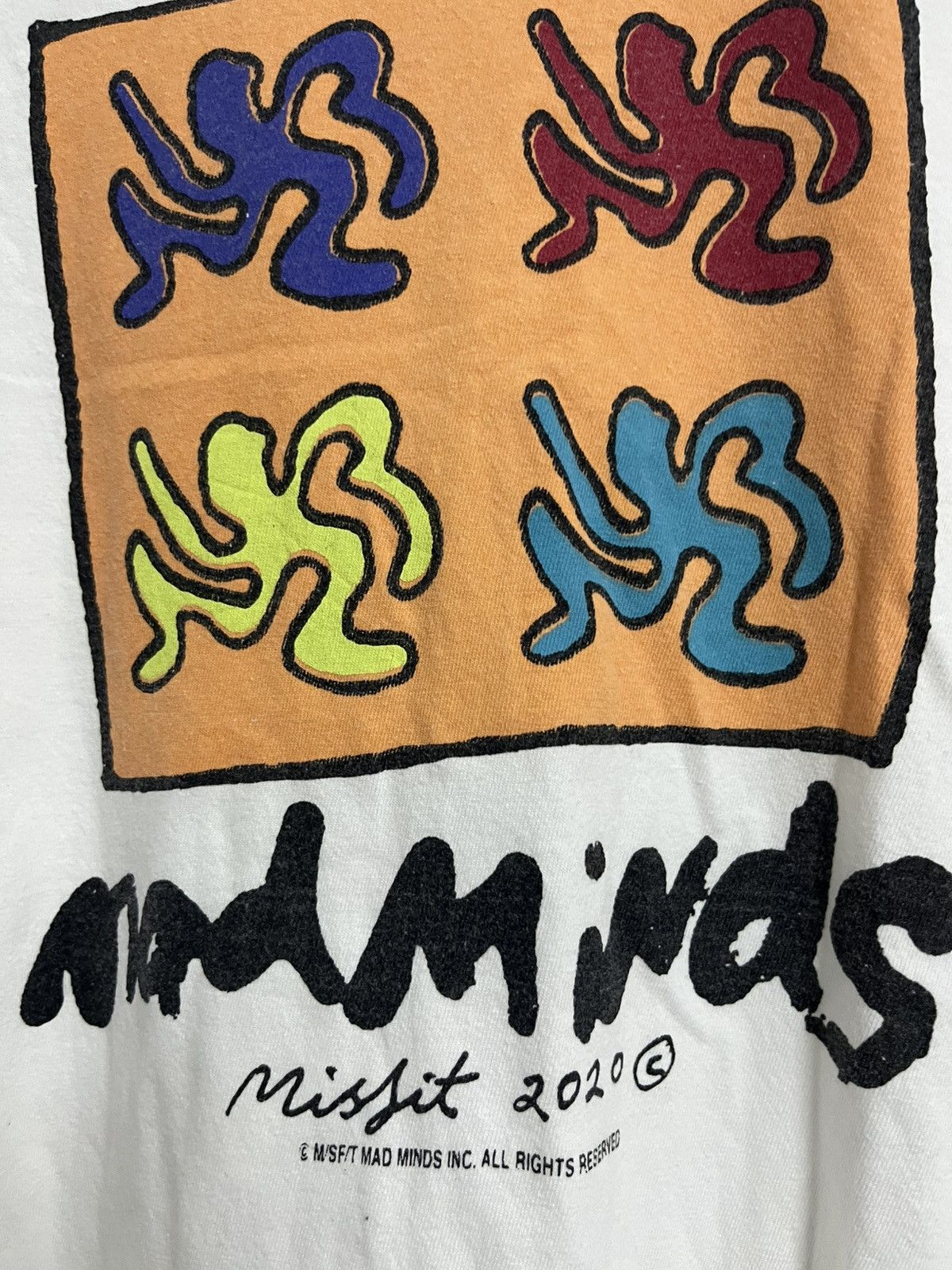 Misfits 💥Offer💥Misfit x Mad Mines x Keith Haring Rip Off Tee Size US XL / EU 56 / 4 - 14 Thumbnail