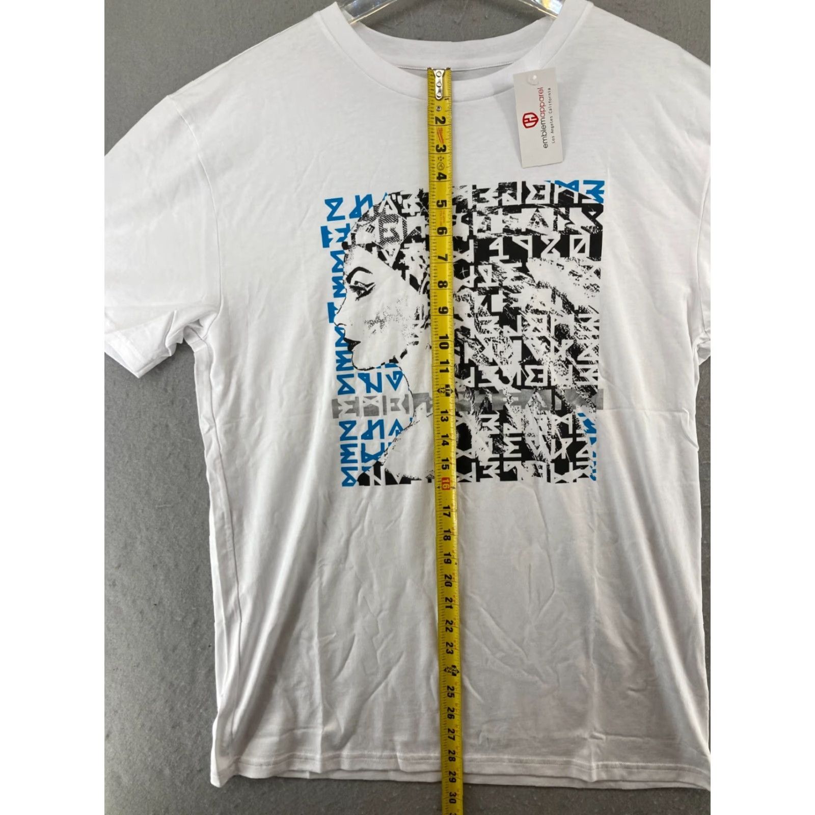 Vintage Nike Shirt Mens 2XL White Graphic Print Run es Size XXL / US 16-18 / IT 52-54 - 4 Thumbnail