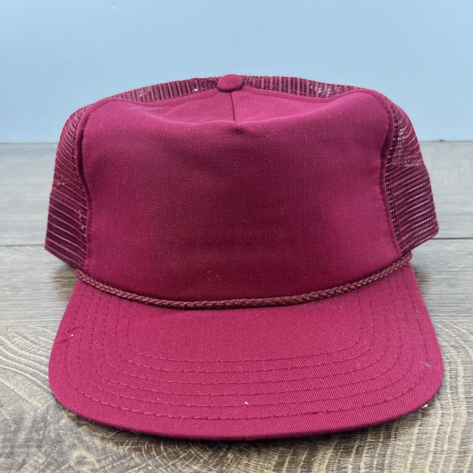 Other Adult Maroon Snapack Cap Maroon Hat Red Cap Hat Adjustable H Size ONE SIZE - 3 Thumbnail