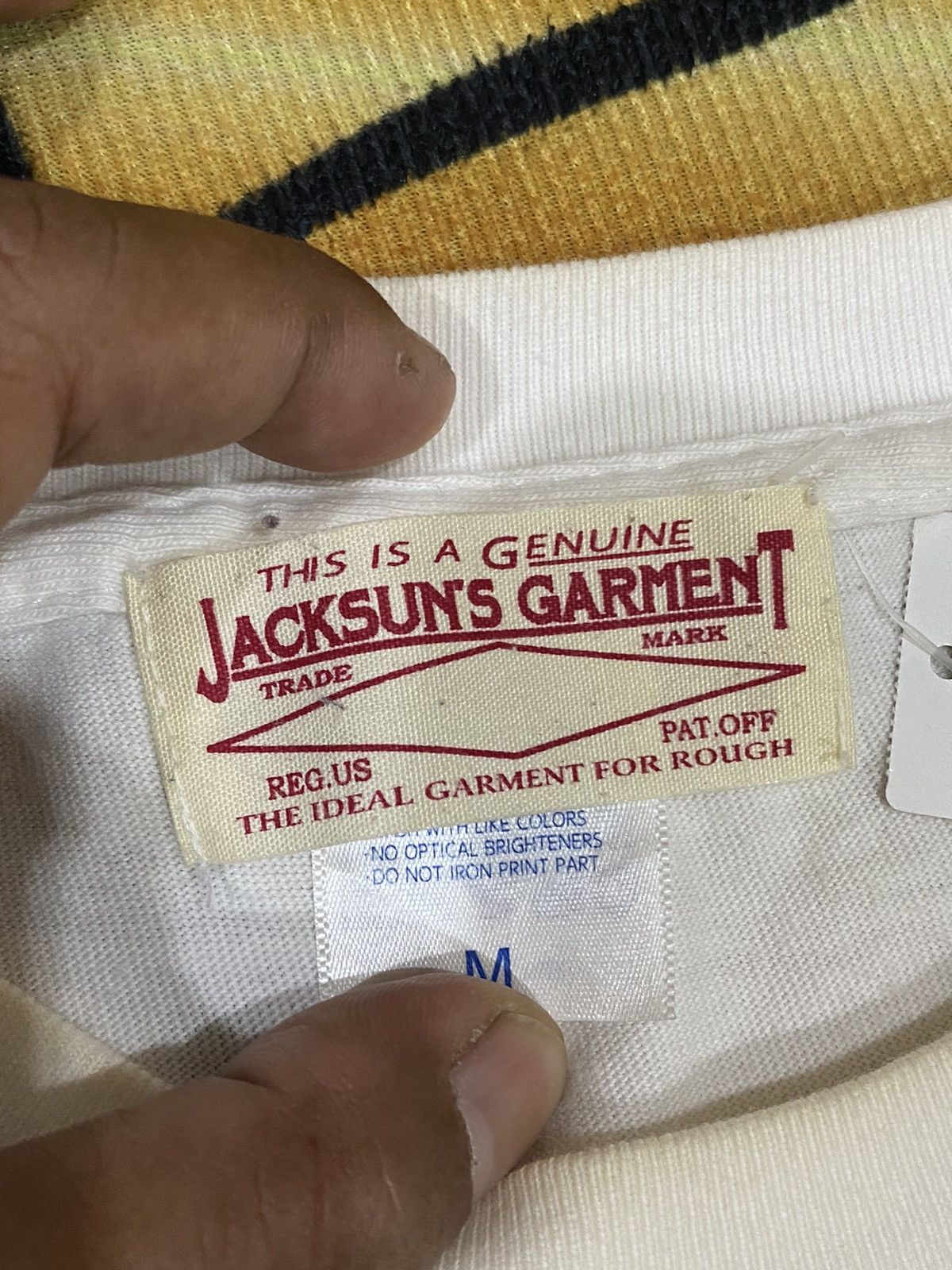Vintage RARE VINTAGE Y2K JACK SUNS MOTORCYCLE WHITE TEE Size US M / EU 48-50 / 2 - 6 Thumbnail