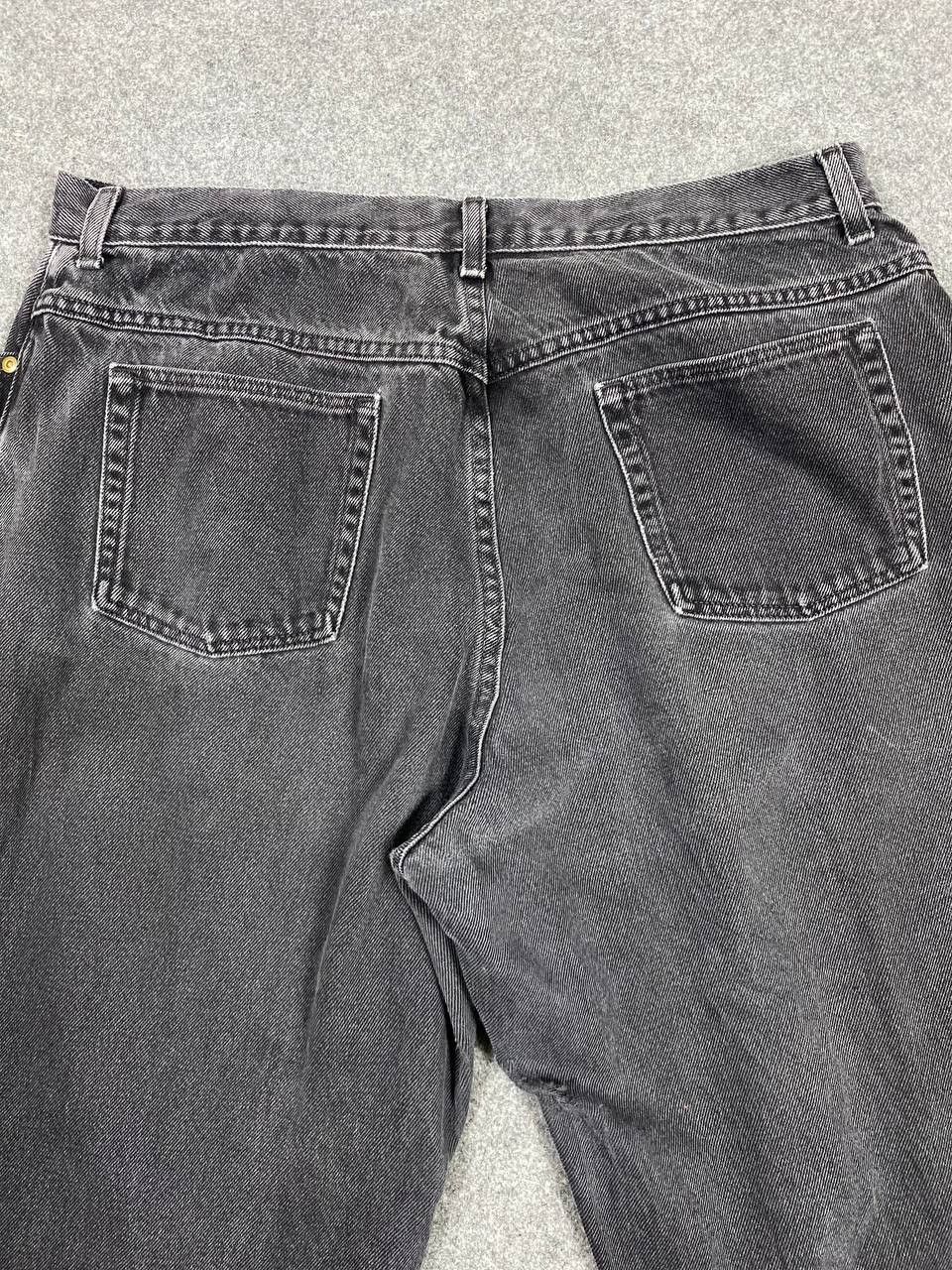 L.L. Bean vintage 90s LL bean baggy denim nice design Size US 38 / EU 54 - 3 Thumbnail
