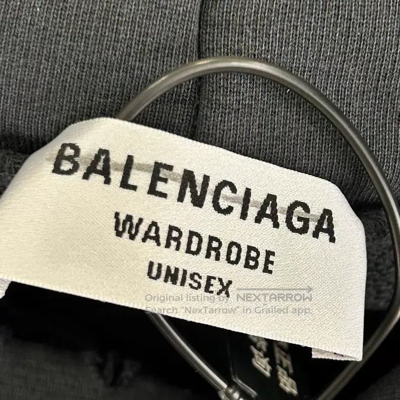 Balenciaga Balenciaga Wave Coke Lettering Embroidered Destroyed Hoode Size US M / EU 48-50 / 2 - 3 Thumbnail