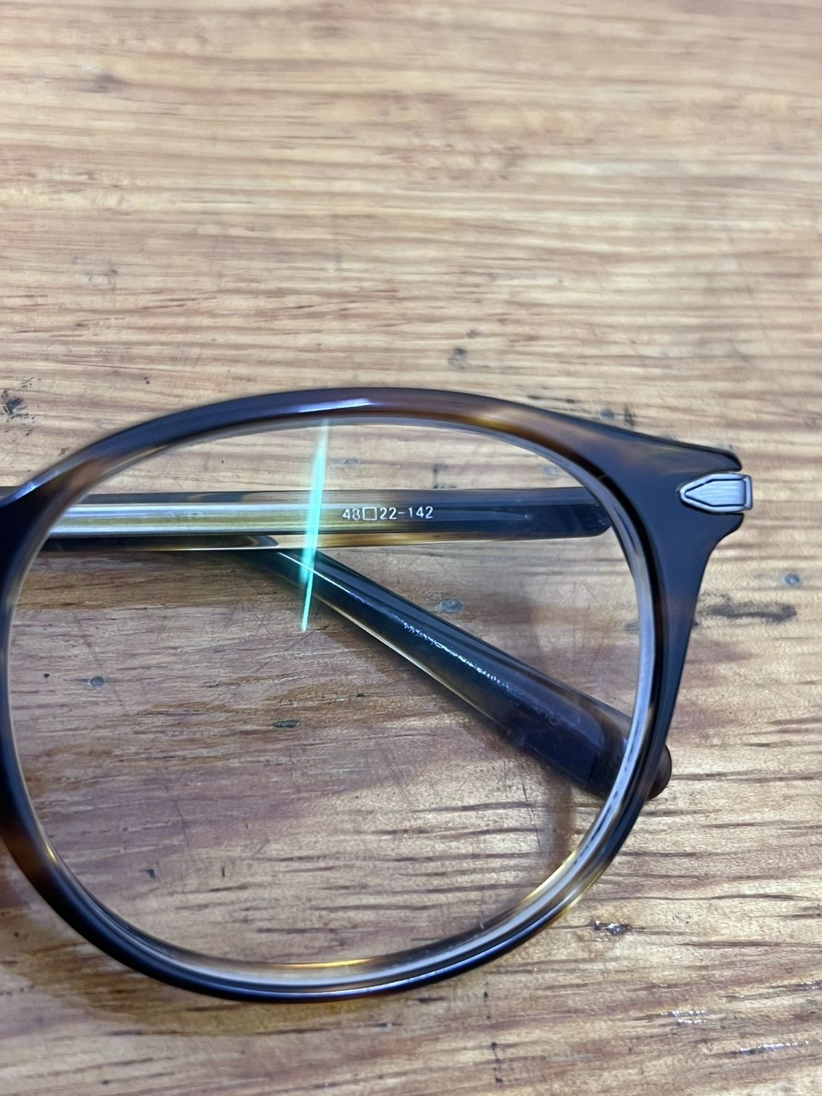 Mackintosh Mackintosh Tortoise Round Glasses Size ONE SIZE - 2 Thumbnail