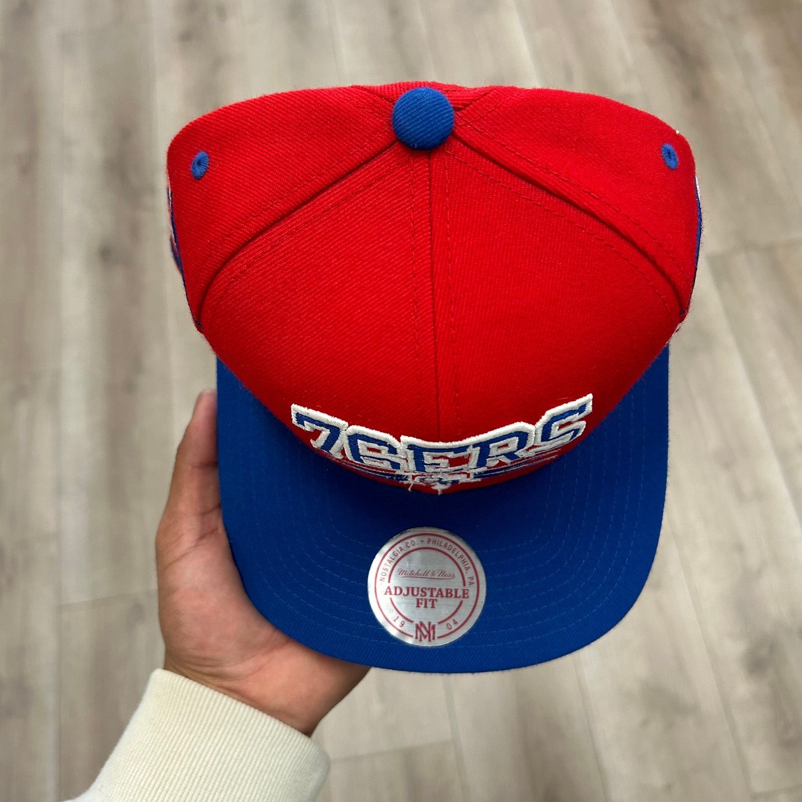 Mitchell & Ness Mitchell & Ness Philadelphia 76ers Hardwood snapback hat cap Size ONE SIZE - 3 Thumbnail