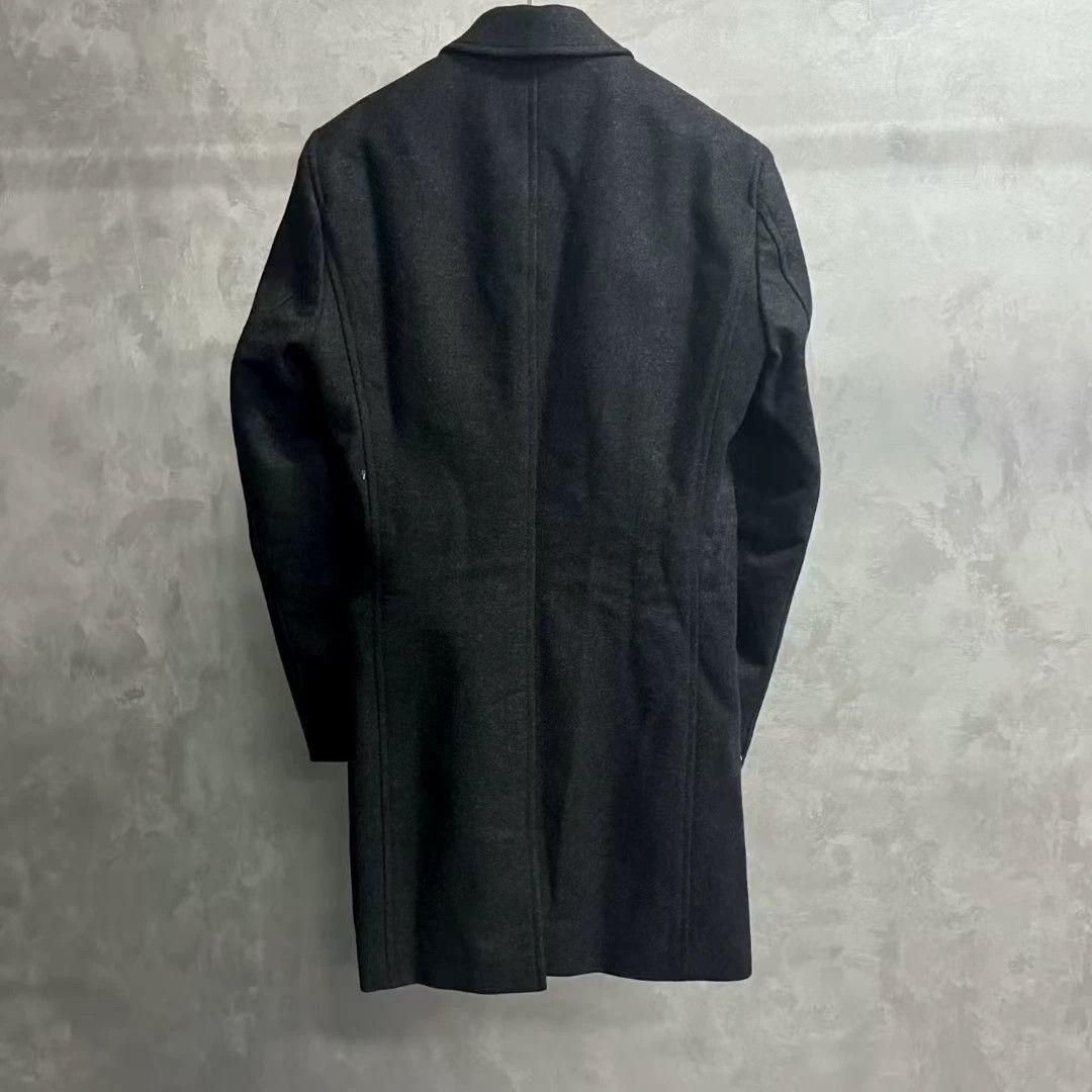 Burberry burberry gray wool button-up coat Size US S / EU 44-46 / 1 - 2 Thumbnail