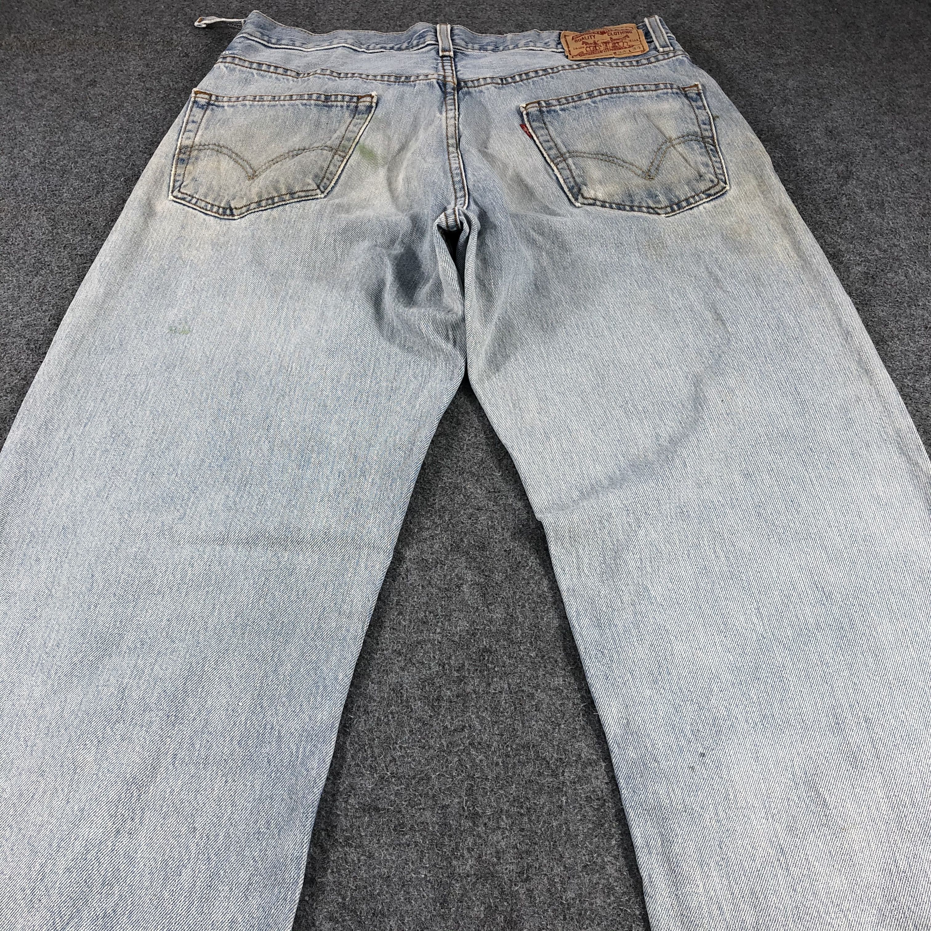 Levi's × Vintage Vintage Light Wash Levis Jeans Lot 550-JM795 Size US 34 / EU 50 - 4 Thumbnail