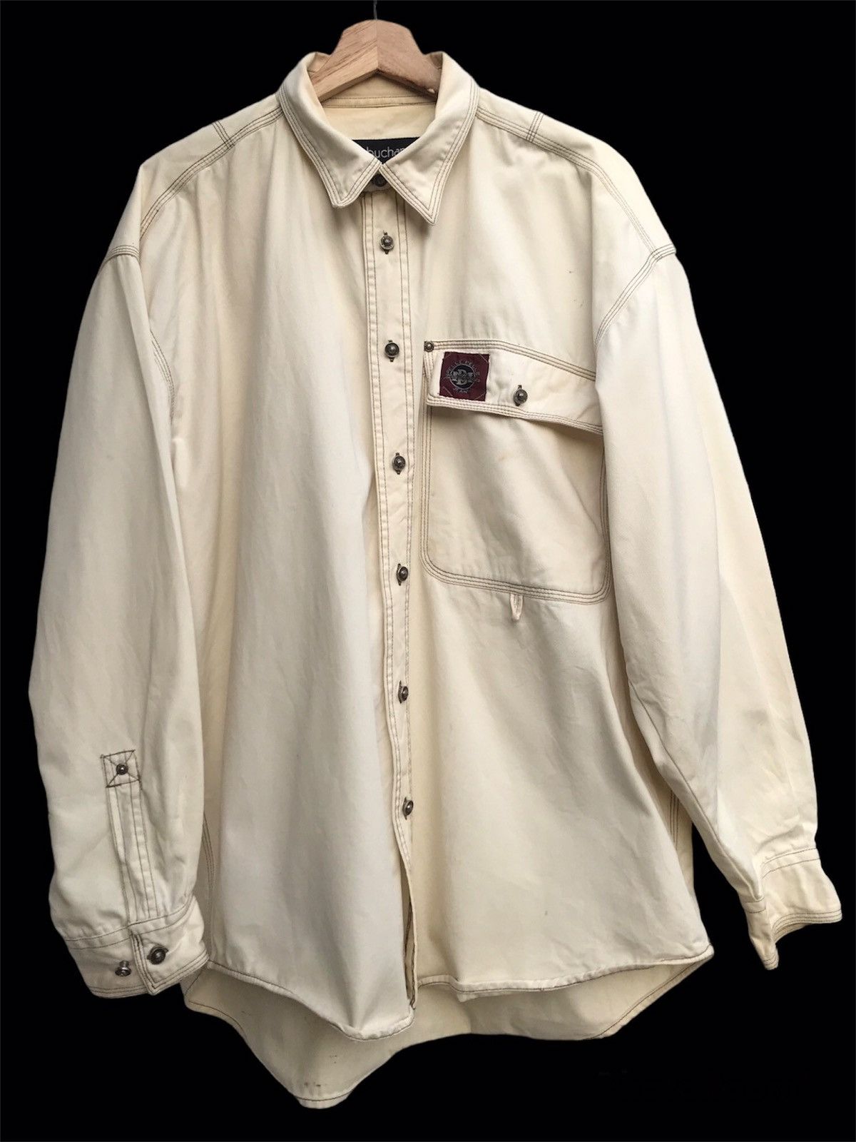 Marc Buchanan × Pelle Pelle × Vintage Vintage Pelle Pelle Sport USA by Marc Buchanan Thick Shirt Size US L / EU 52-54 / 3 - 2 Thumbnail