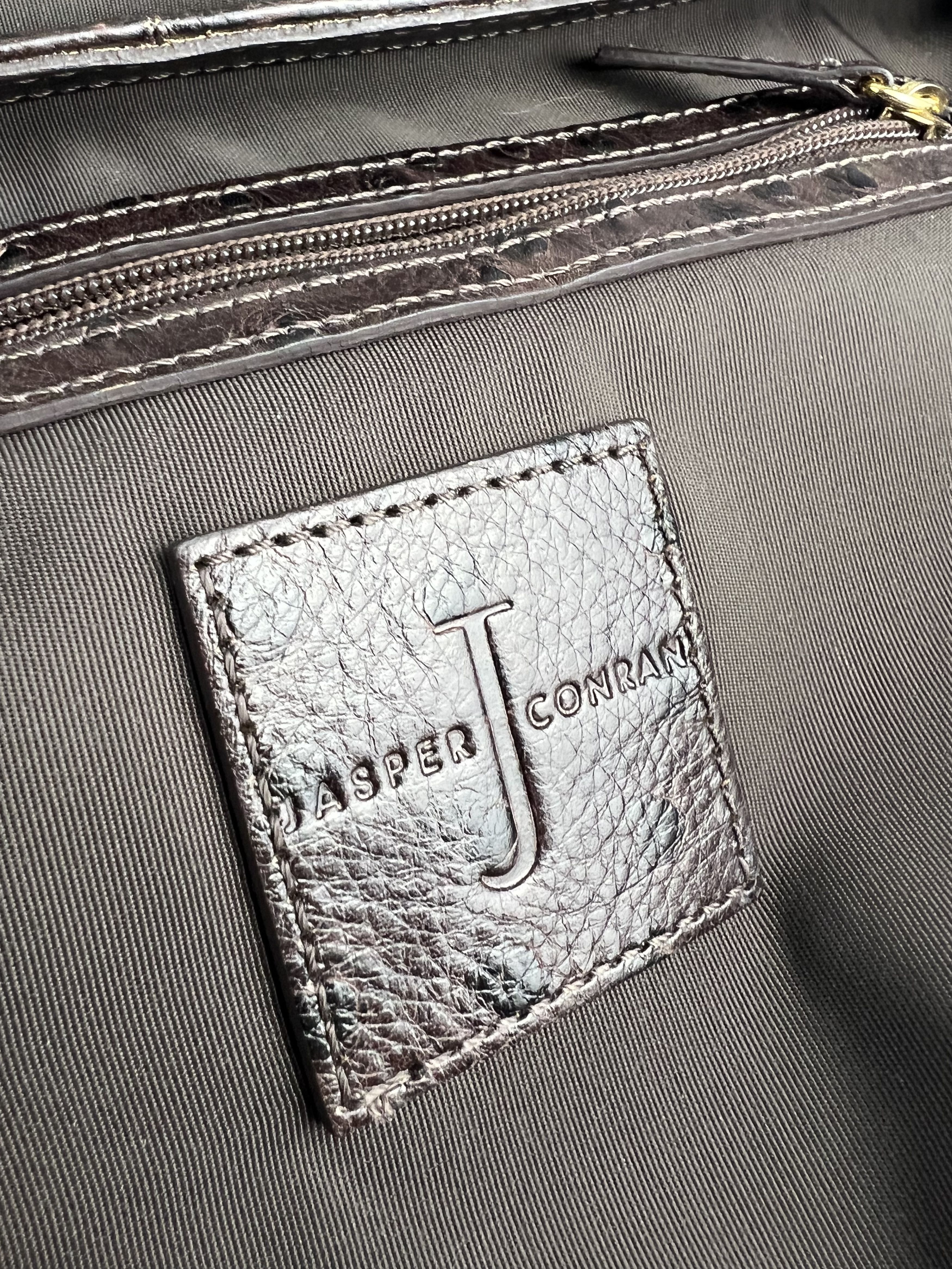 Jasper Conran × Leather Jasper Conran Brown Leather Shoulder Bag Size ONE SIZE - 10 Thumbnail
