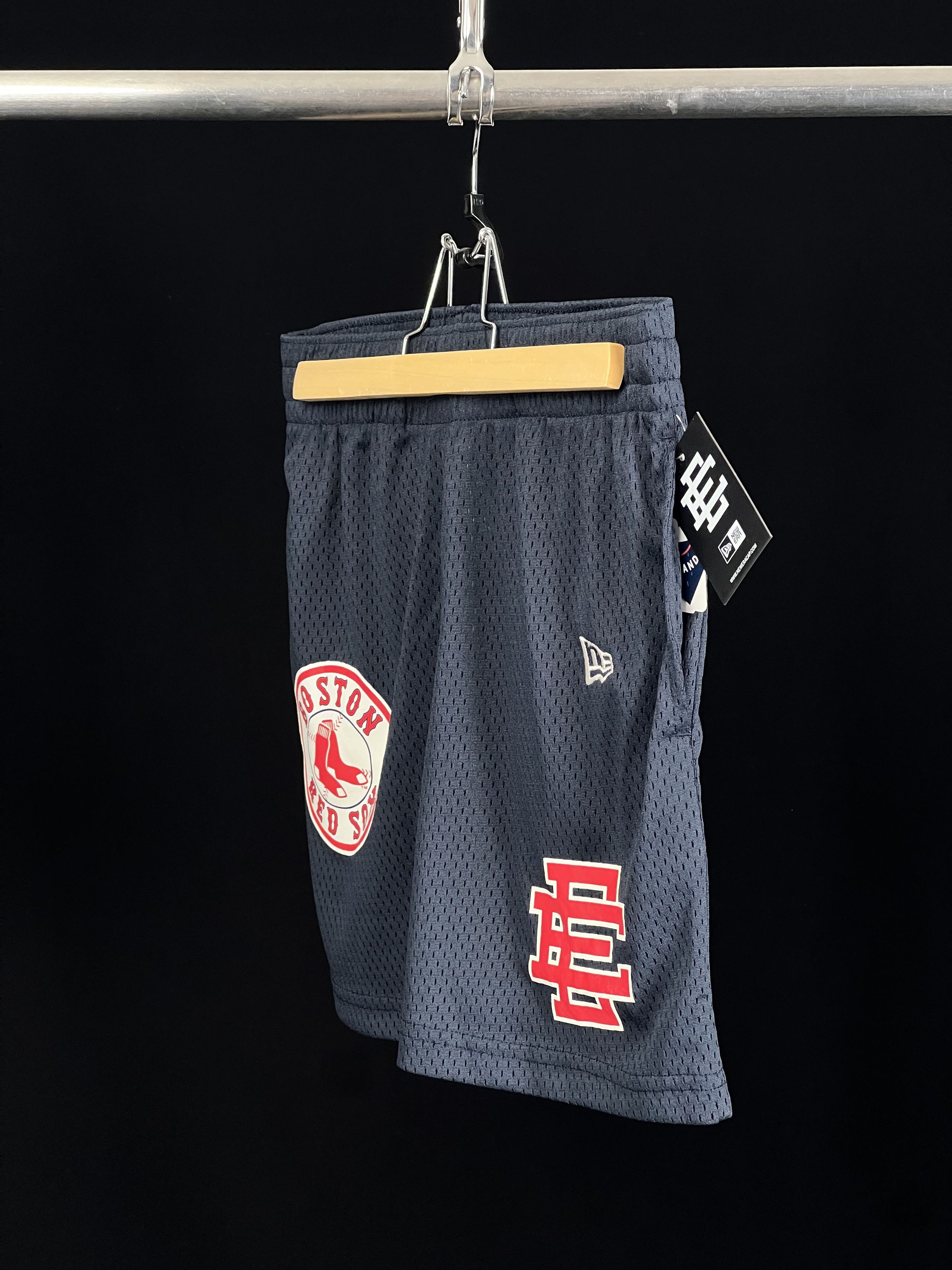 Eric Emanuel × New Era Brand New EE Basic Short Red Socks Boston Size S Size US 30 / EU 46 - 2 Thumbnail