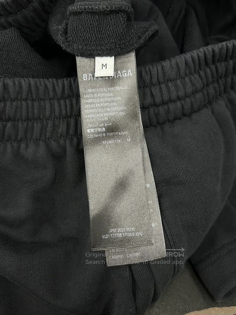 Balenciaga Balenciaga size M Black Manchester United series letter lo Size US 27 - 6 Thumbnail