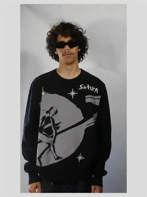 Aran Isles Knitwear Creative Stripes Sweater Size US L / EU 52-54 / 3 - 3 Thumbnail