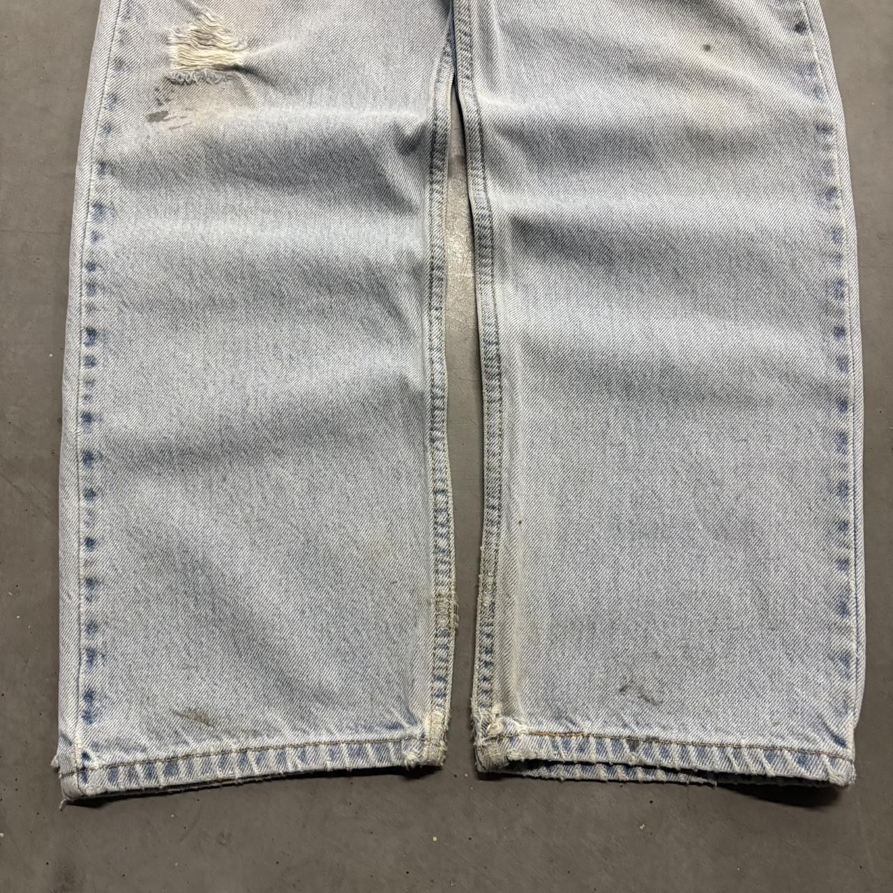Levi's Crazy Vintage Y2K/2000s Baggy Light Wash Levi Regular Fit Denim Jeans! Size US 32 / EU 48 - 3 Thumbnail