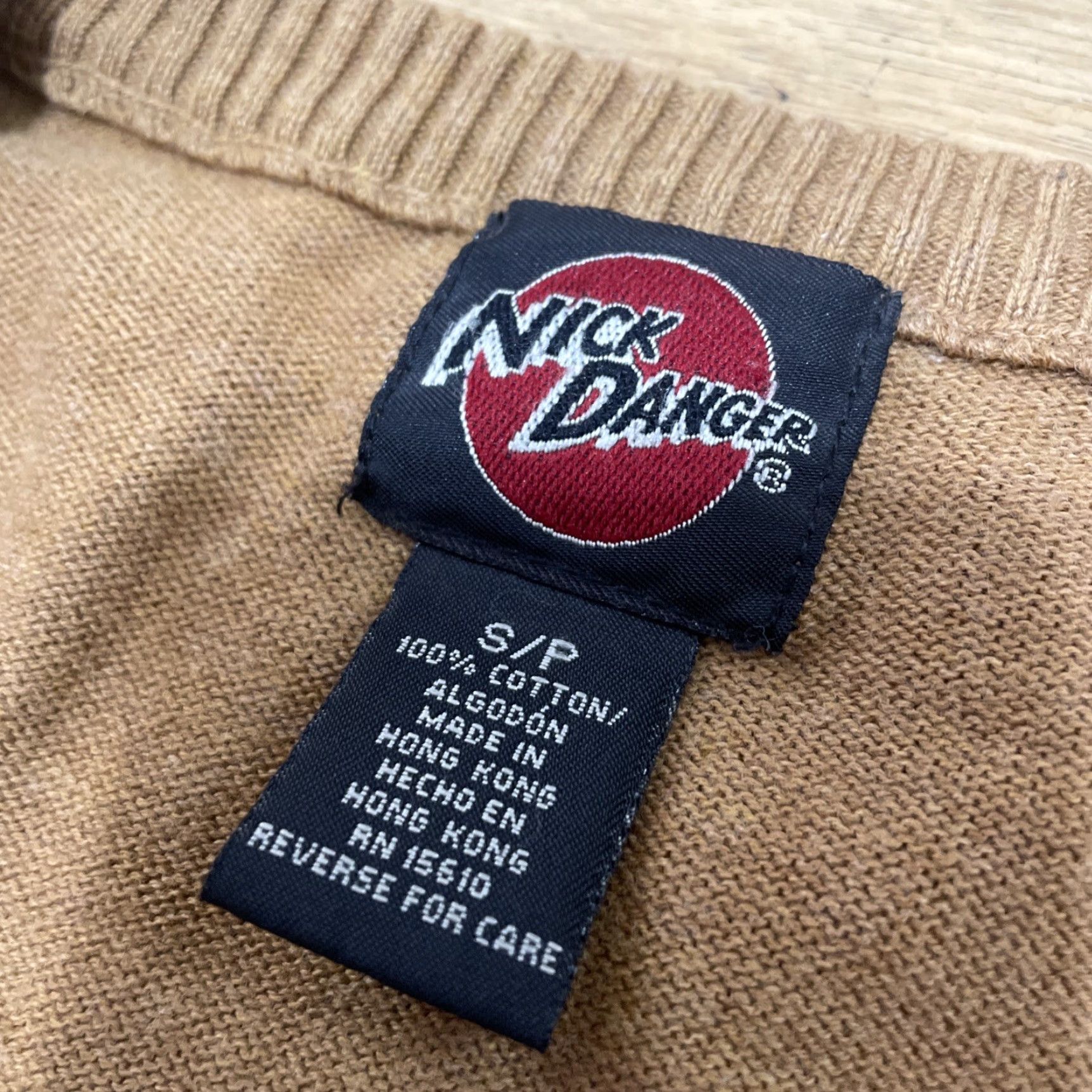Vintage VINTAGE Nick Danger Sweater Men S Argyle/Diamond 90s Cosby Tan Green Blue Red Academia Size US S / EU 44-46 / 1 - 5 Thumbnail