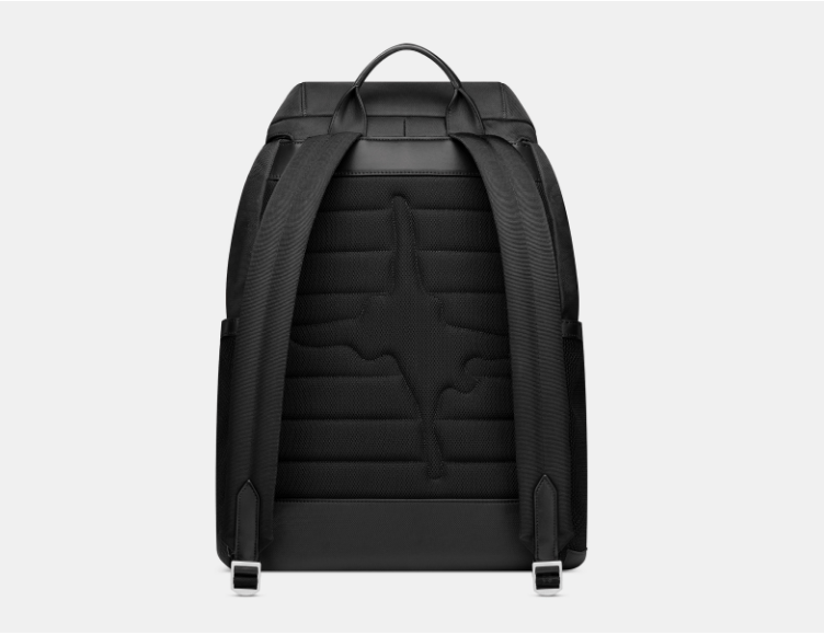 Dior o1w1db10825 Size : OS / 1EIBA1 Backpack with Flap in Black Size ONE SIZE - 4 Thumbnail