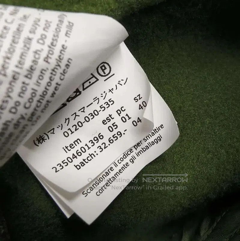 Max Mara MaxMara Green Women's Jacket Size L . Size L / US 10 / IT 46 - 7 Thumbnail