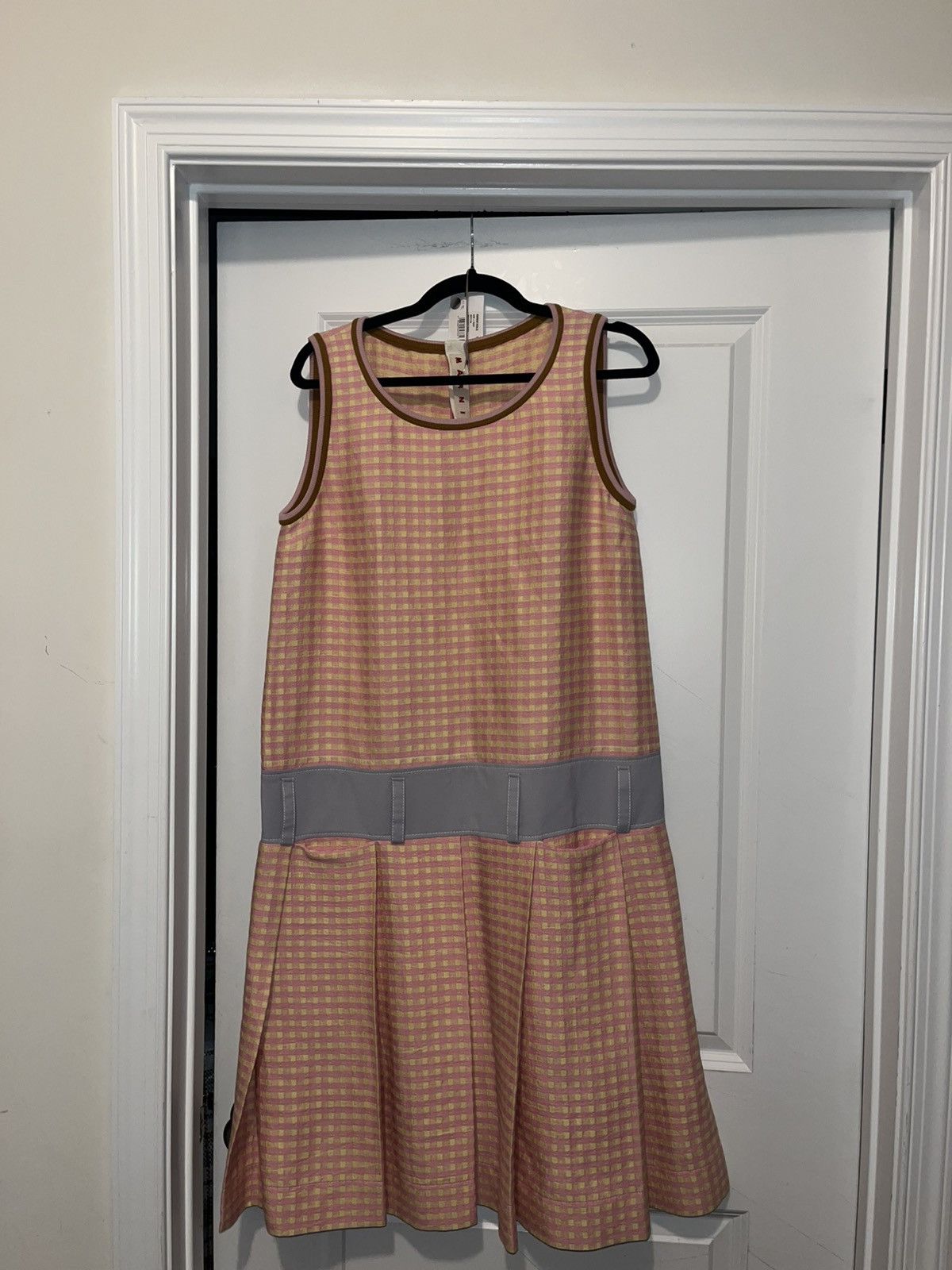 Marni Marni Check Dress Size S / US 4 / IT 40 - 1 Thumbnail
